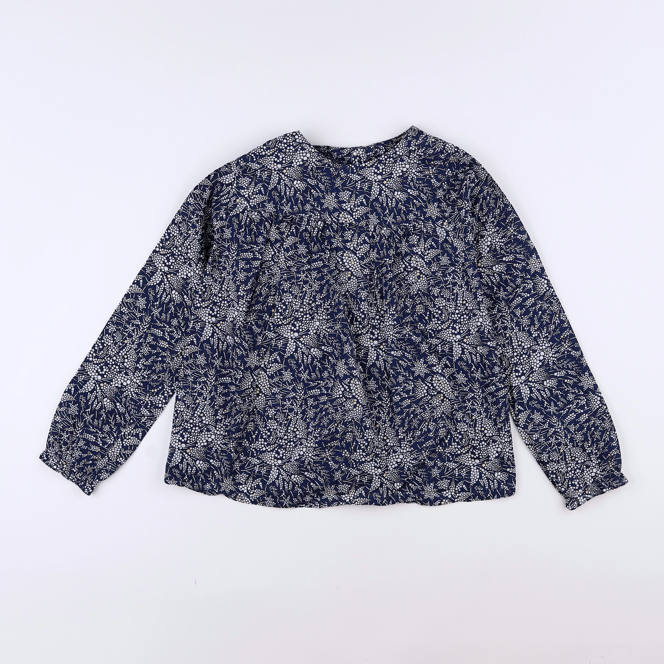 Jacadi - blouse bleu - 8 ans