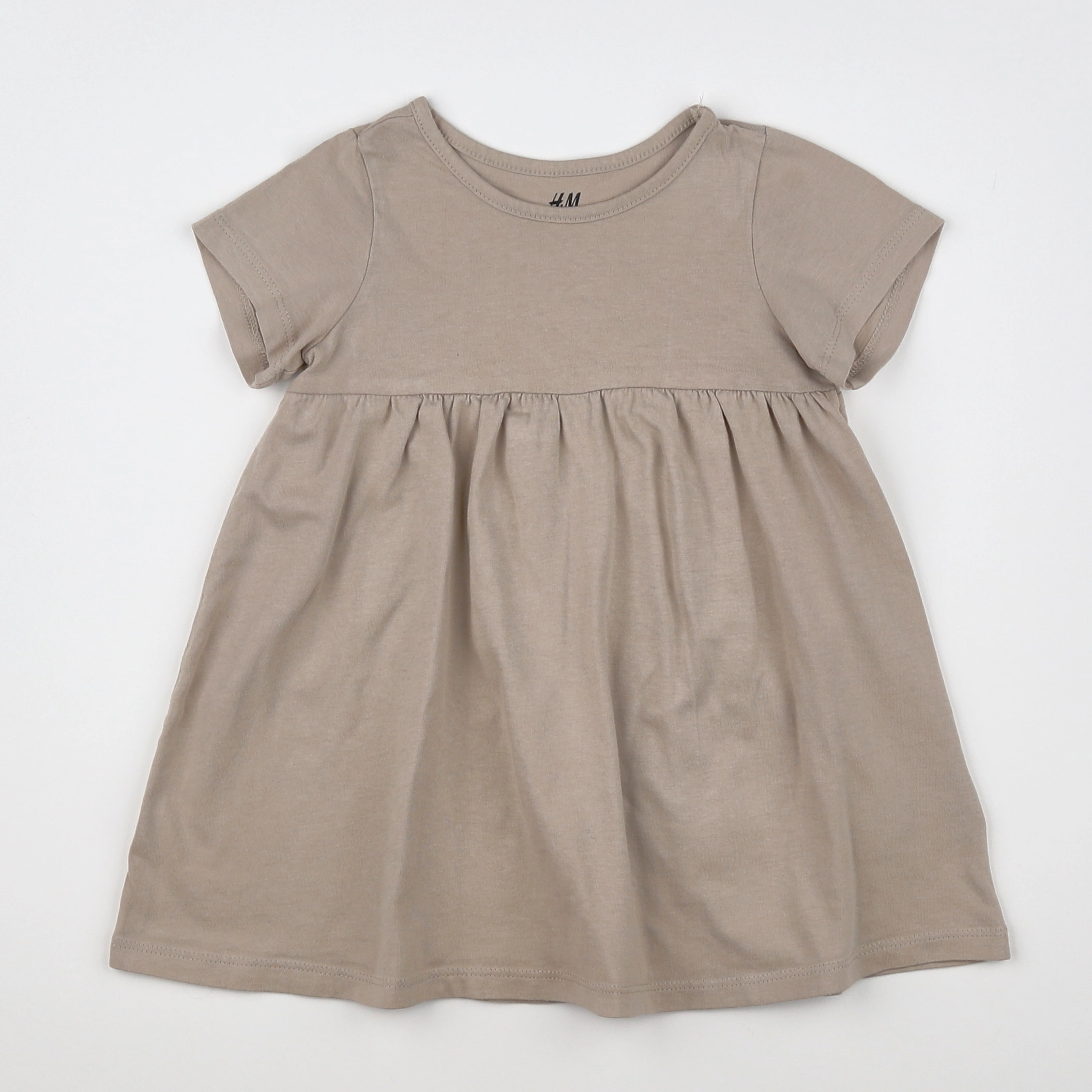 H&M - robe marron - 12/18 mois