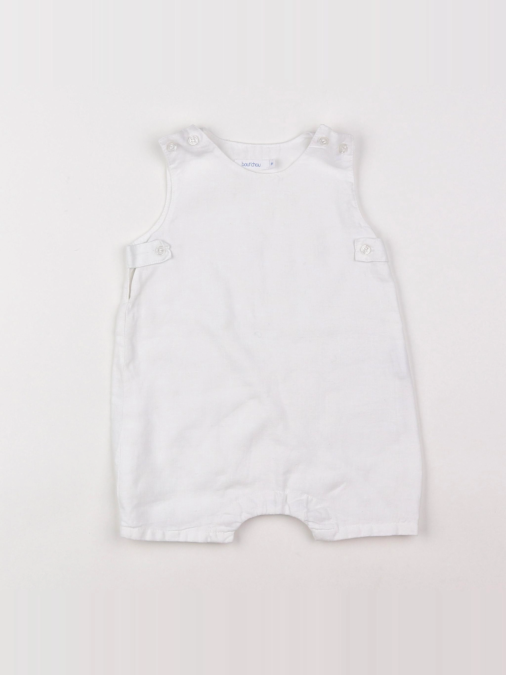 Boutchou - combinaison blanc - 3 mois