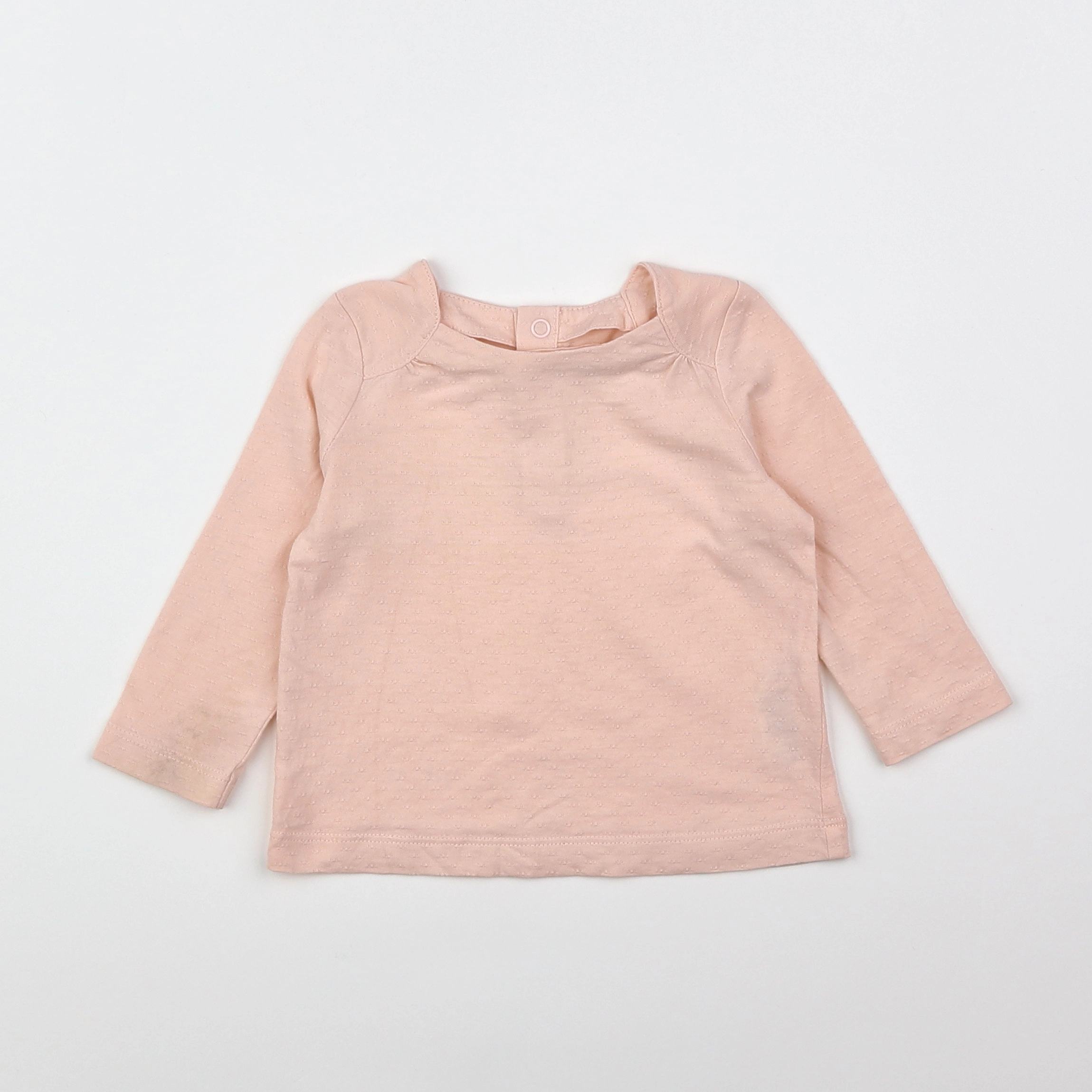 Natalys - tee-shirt rose - 12 mois