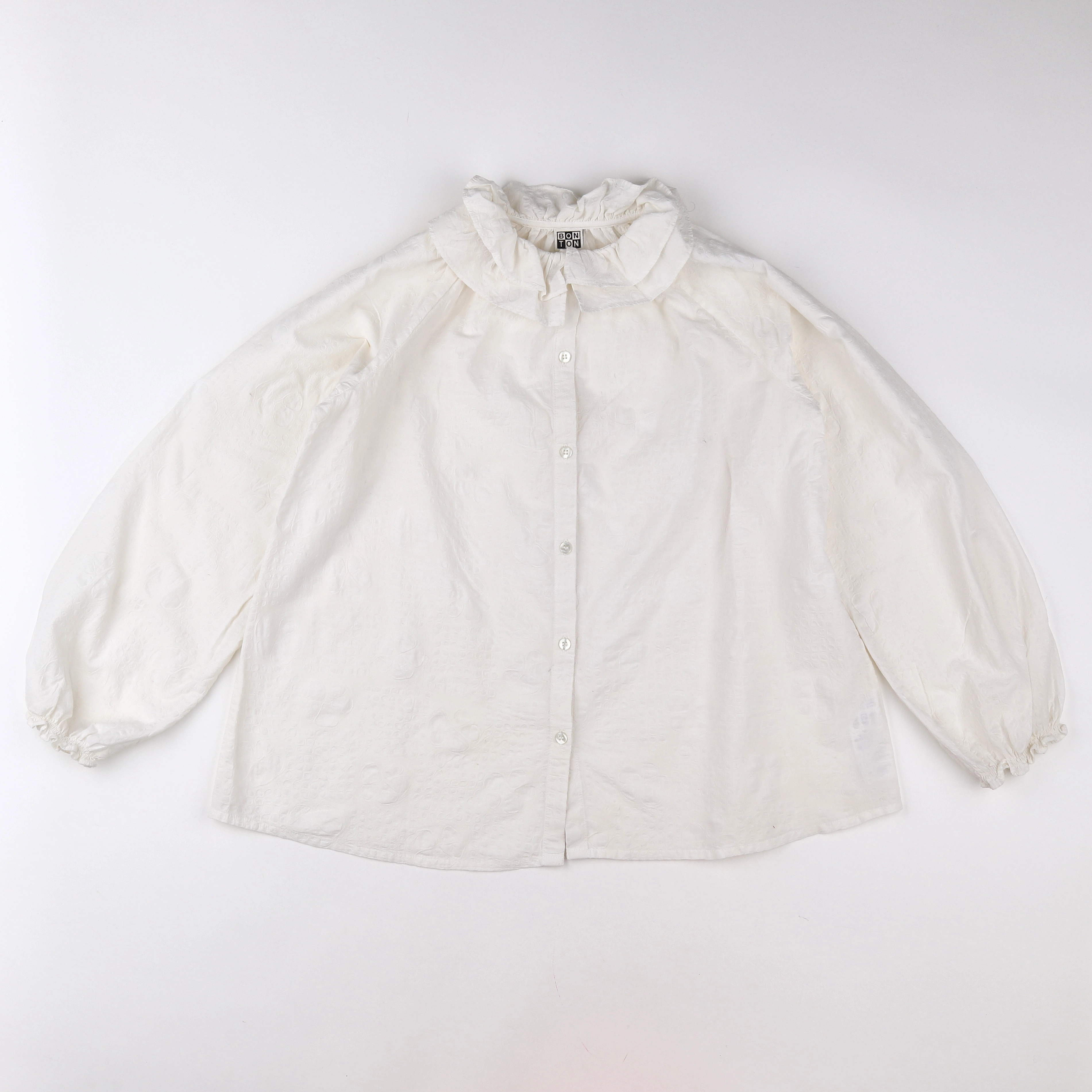 Bonton - chemise blanc - 12 ans