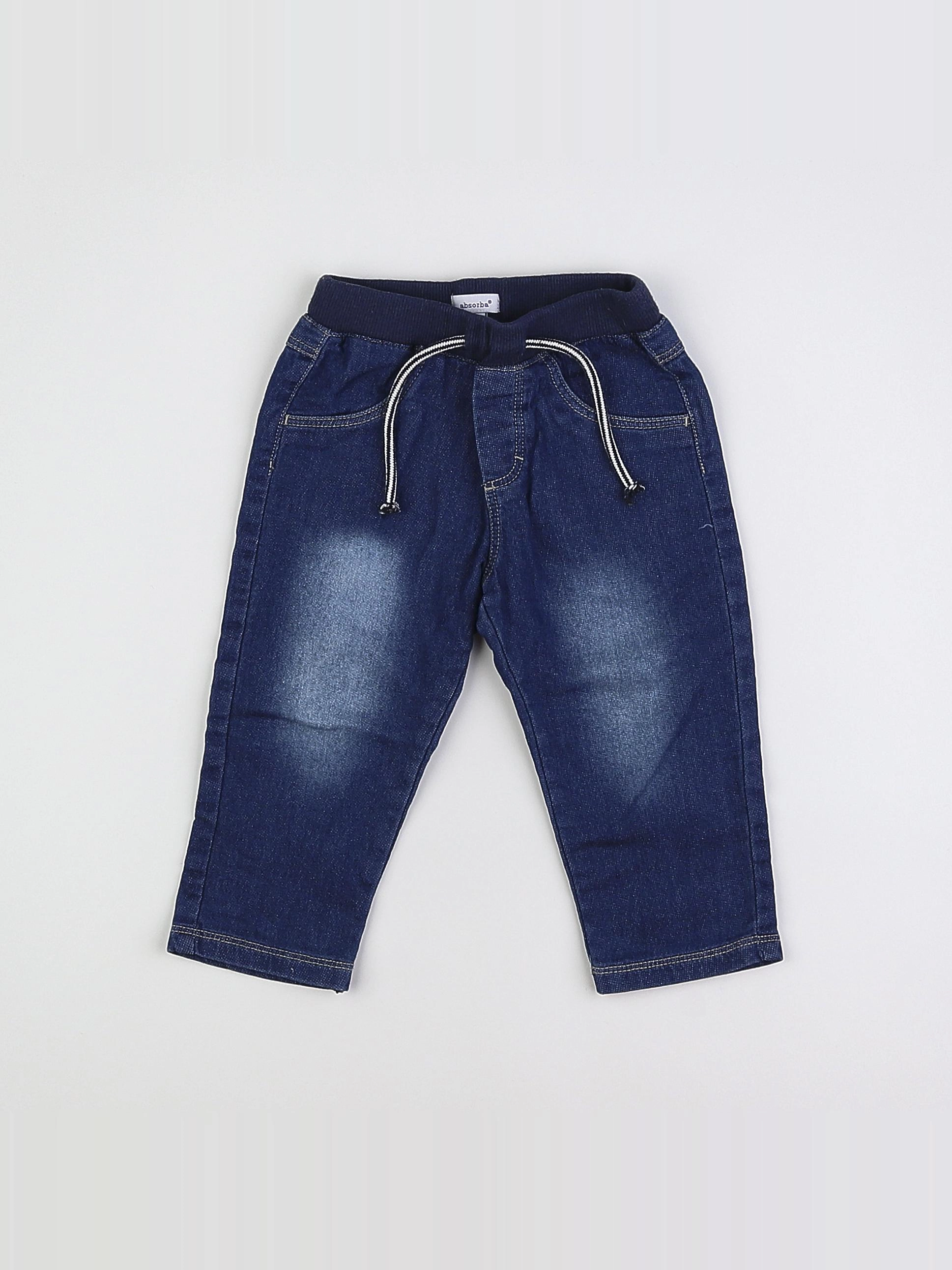 Absorba - jegging bleu - 12 mois