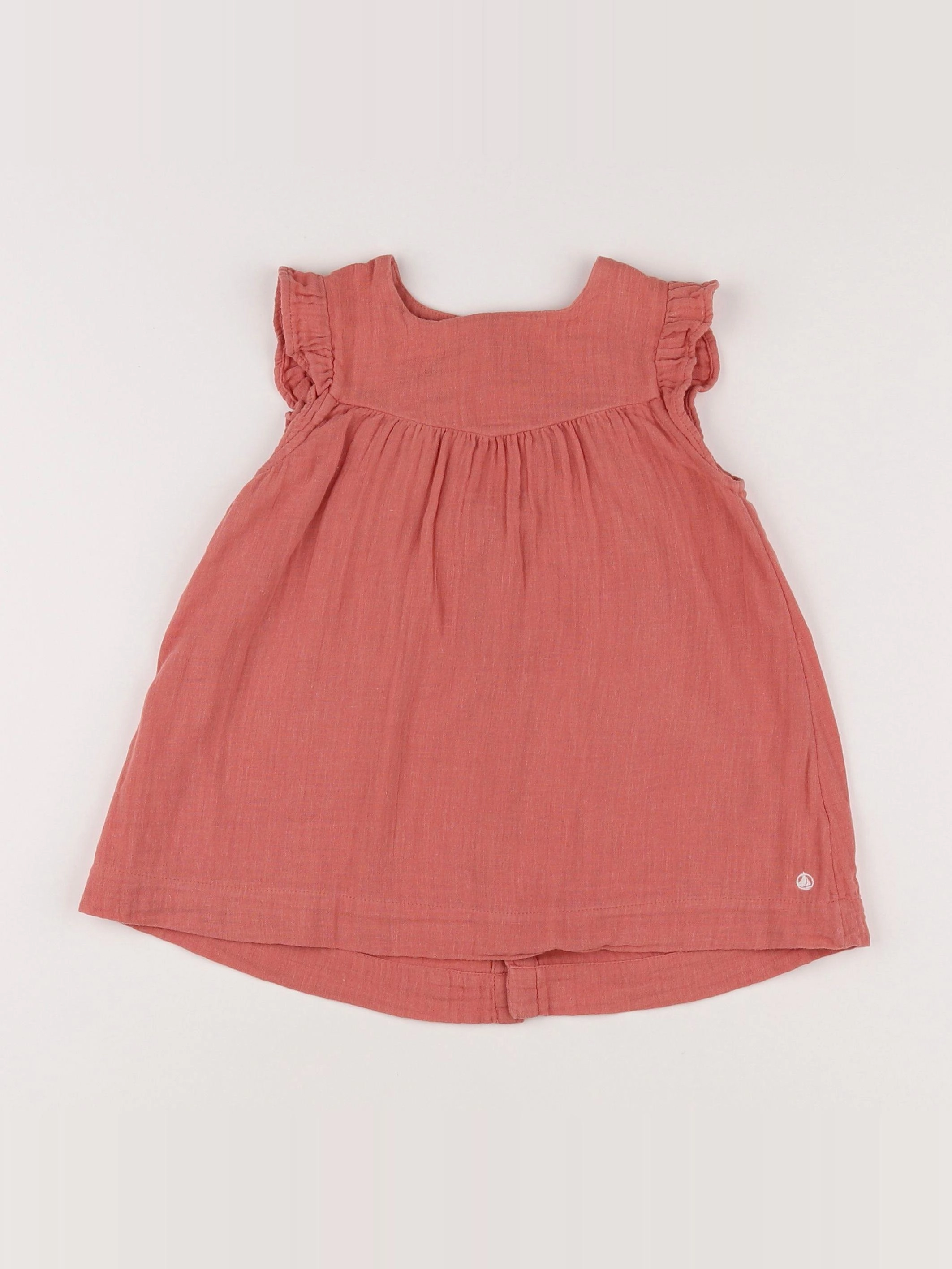 Petit Bateau - robe rose - 12 mois