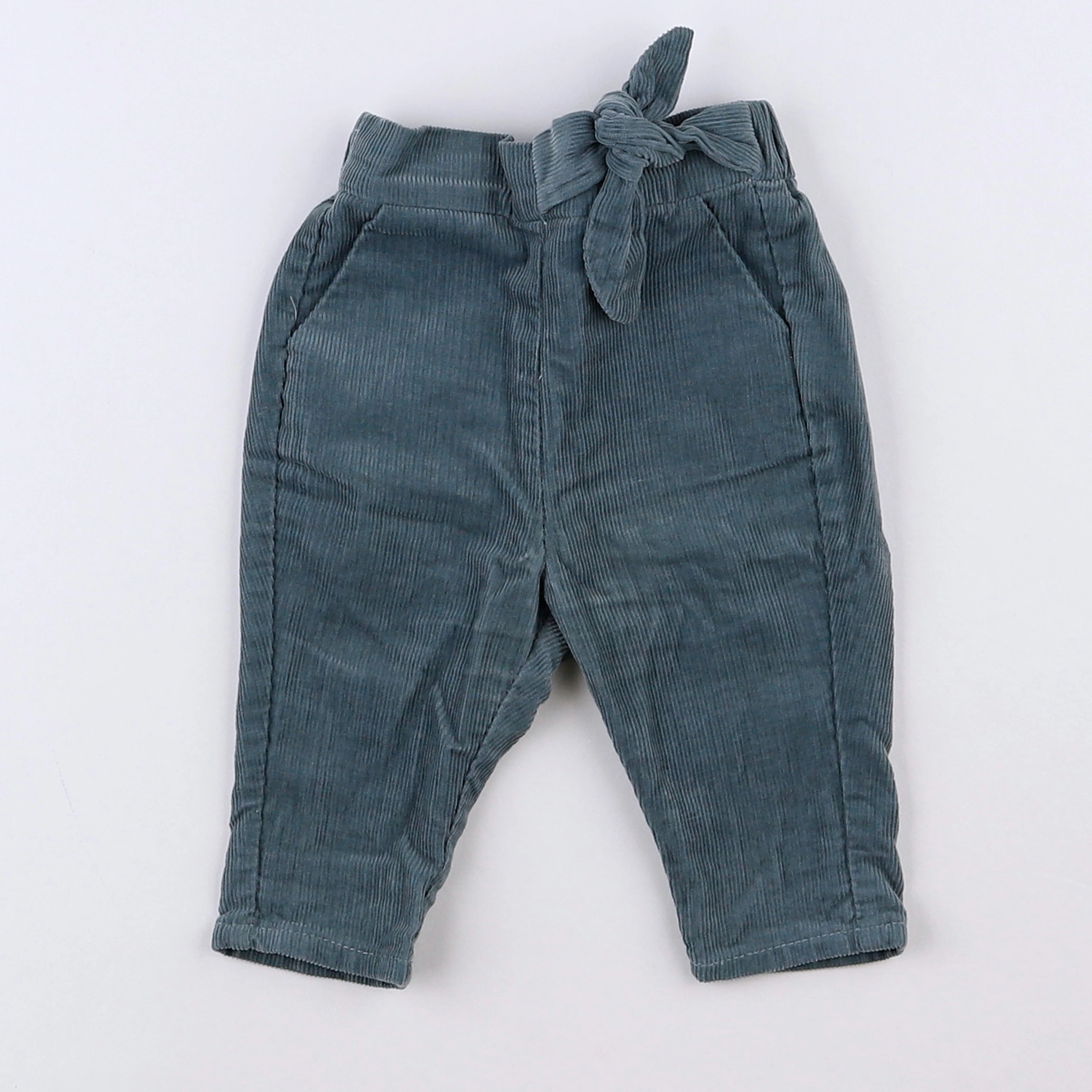 Vertbaudet - pantalon vert - 3 mois