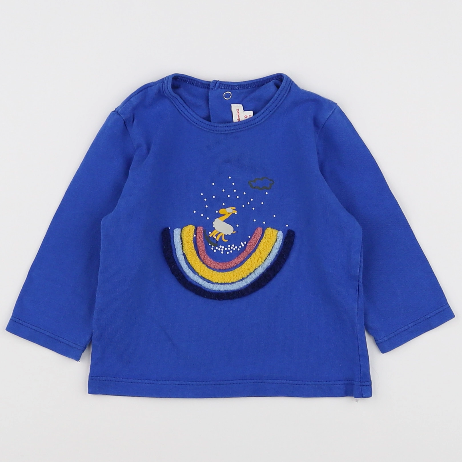 Catimini - tee-shirt bleu - 9 mois