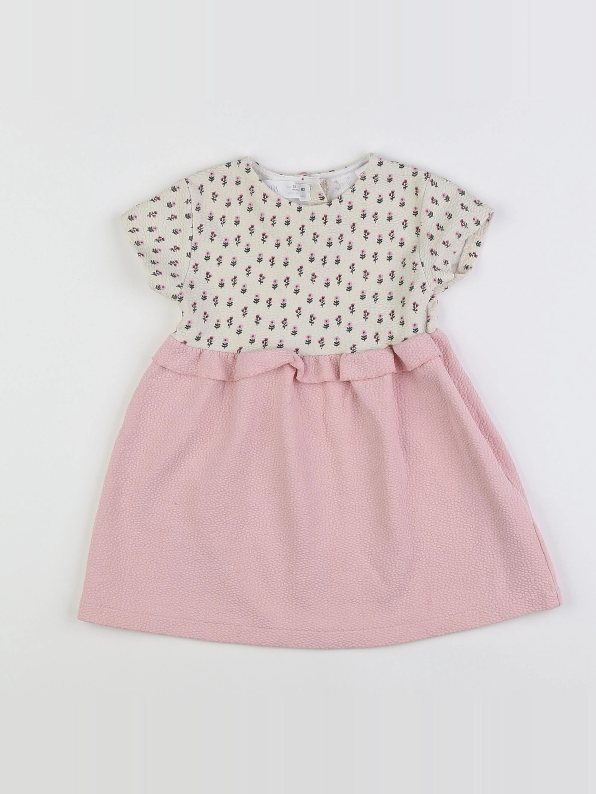Zara - robe rose - 18 mois à 2 ans