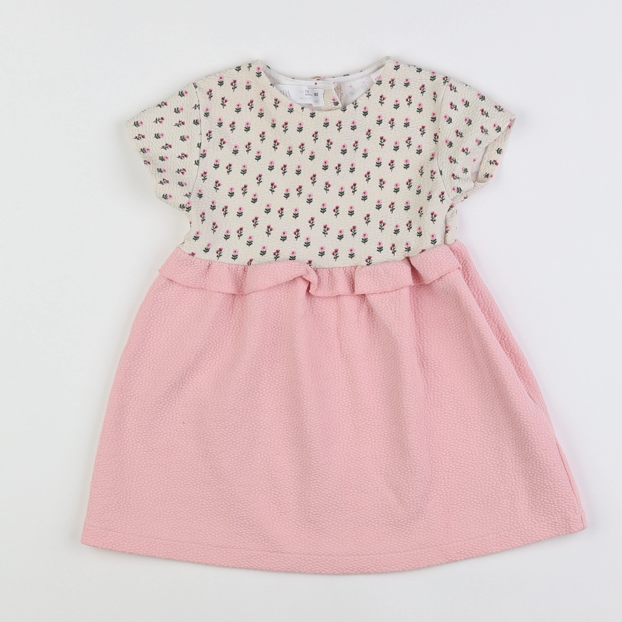 Zara - robe rose - 18 mois à 2 ans