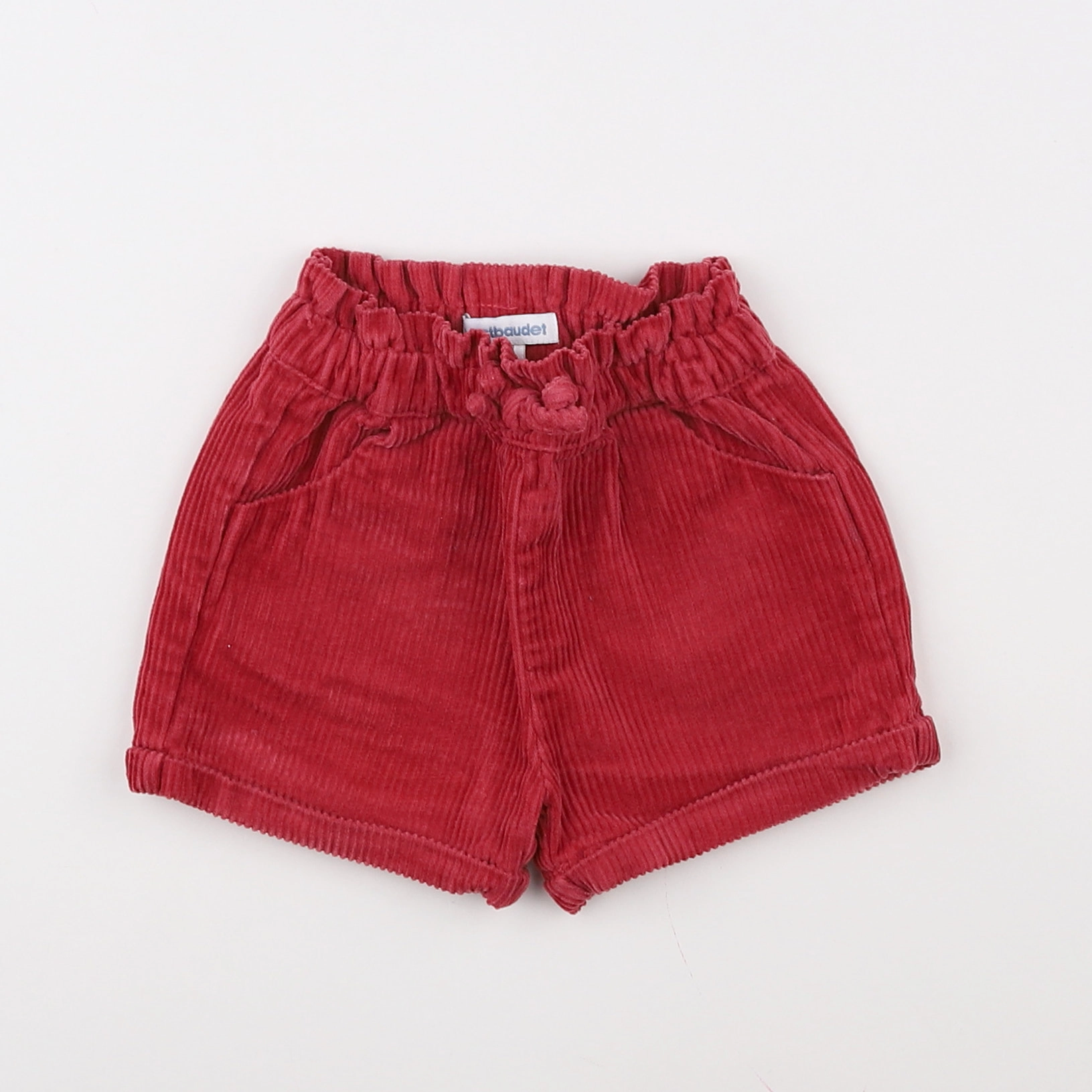 Vertbaudet - short rose - 9 mois