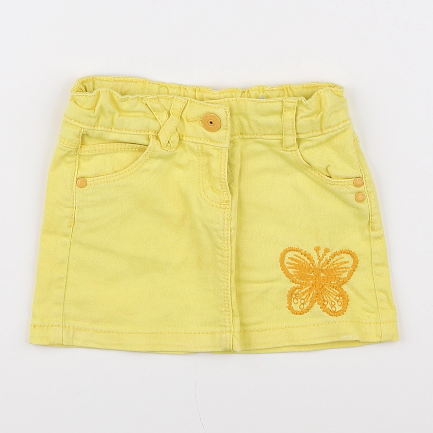 Vertbaudet - jupe jaune - 2 ans