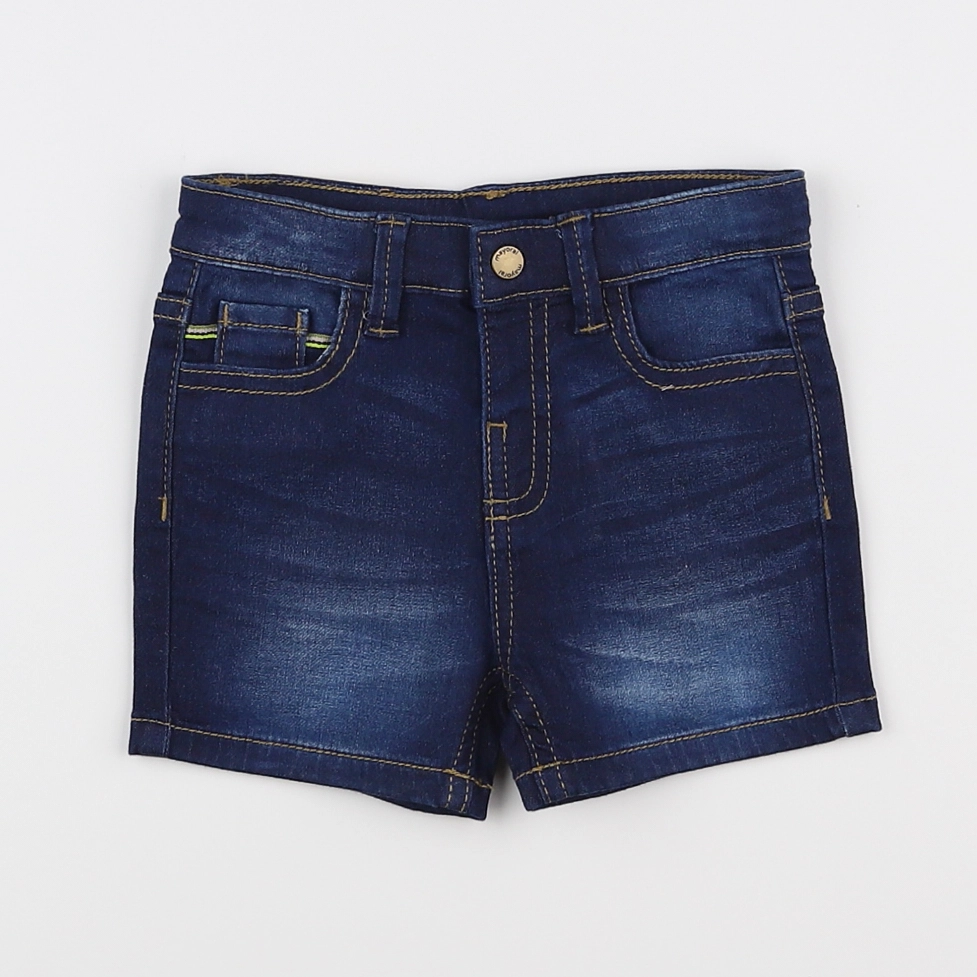 Mayoral - short bleu - 9 mois