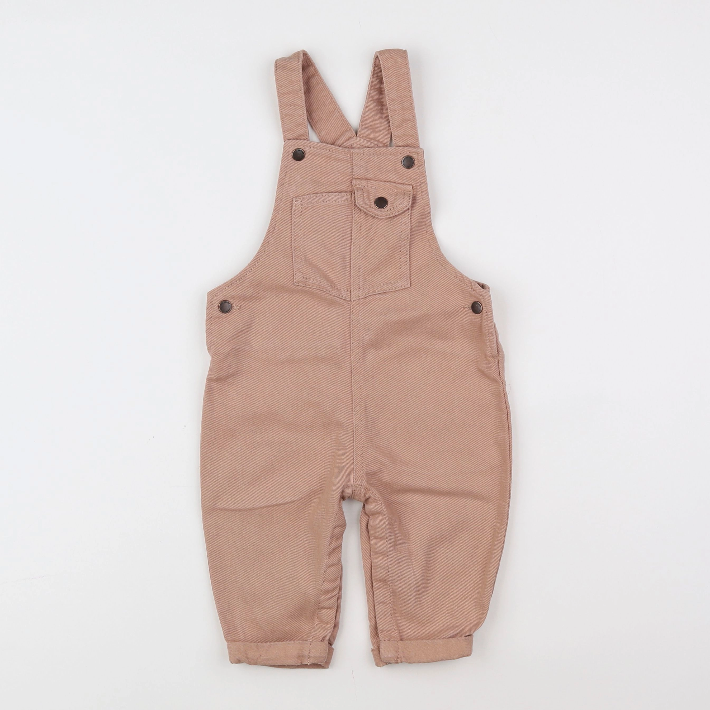 Vertbaudet - salopette beige - 12 mois