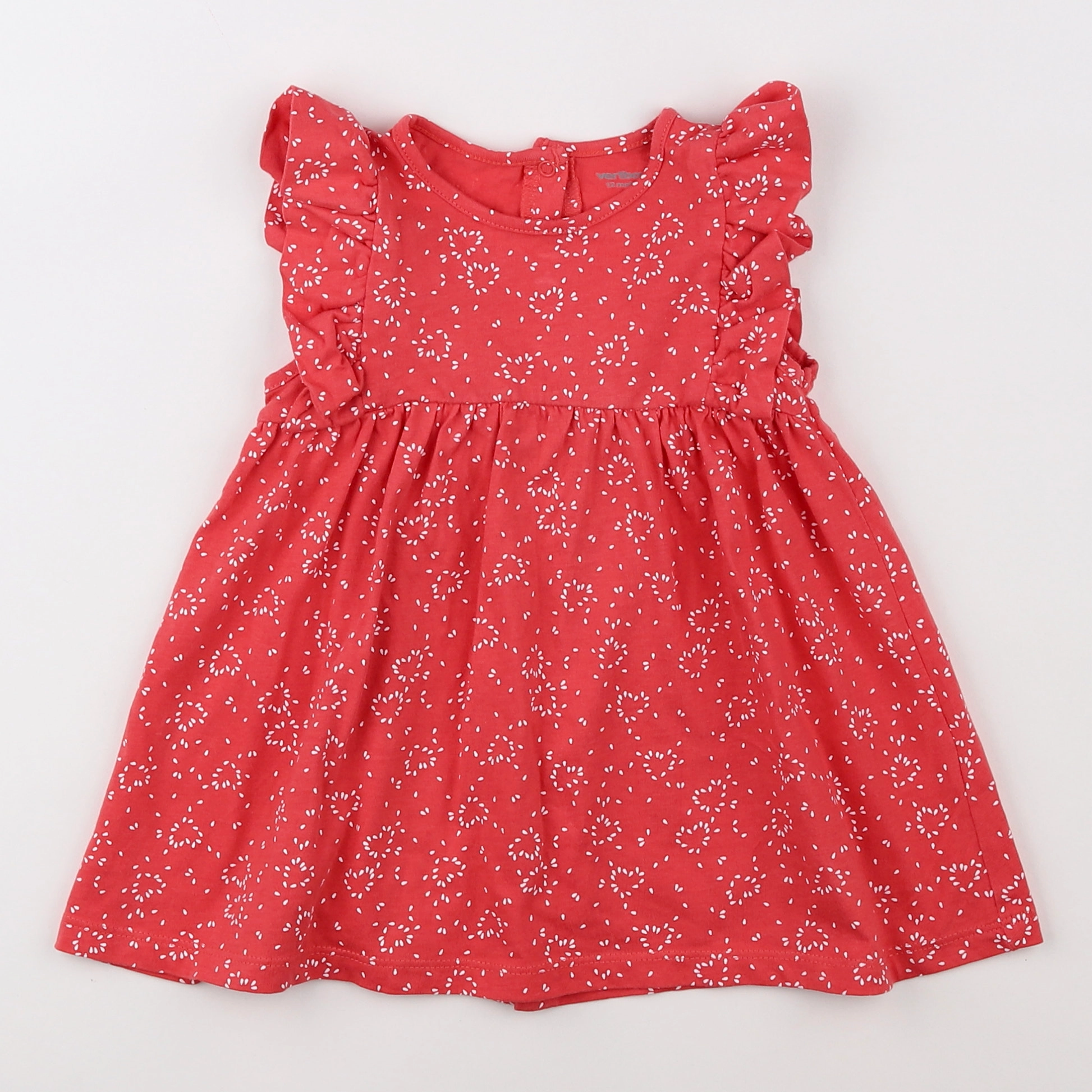 Vertbaudet - robe rose - 12 mois