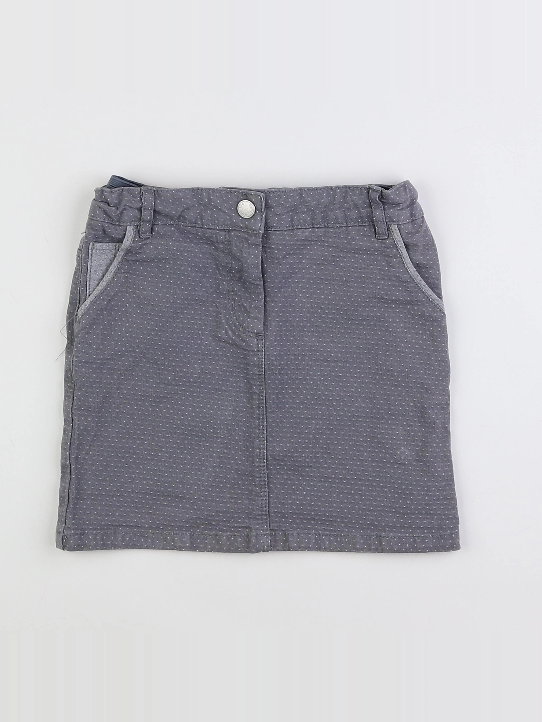 Cyrillus - jupe gris - 8 ans