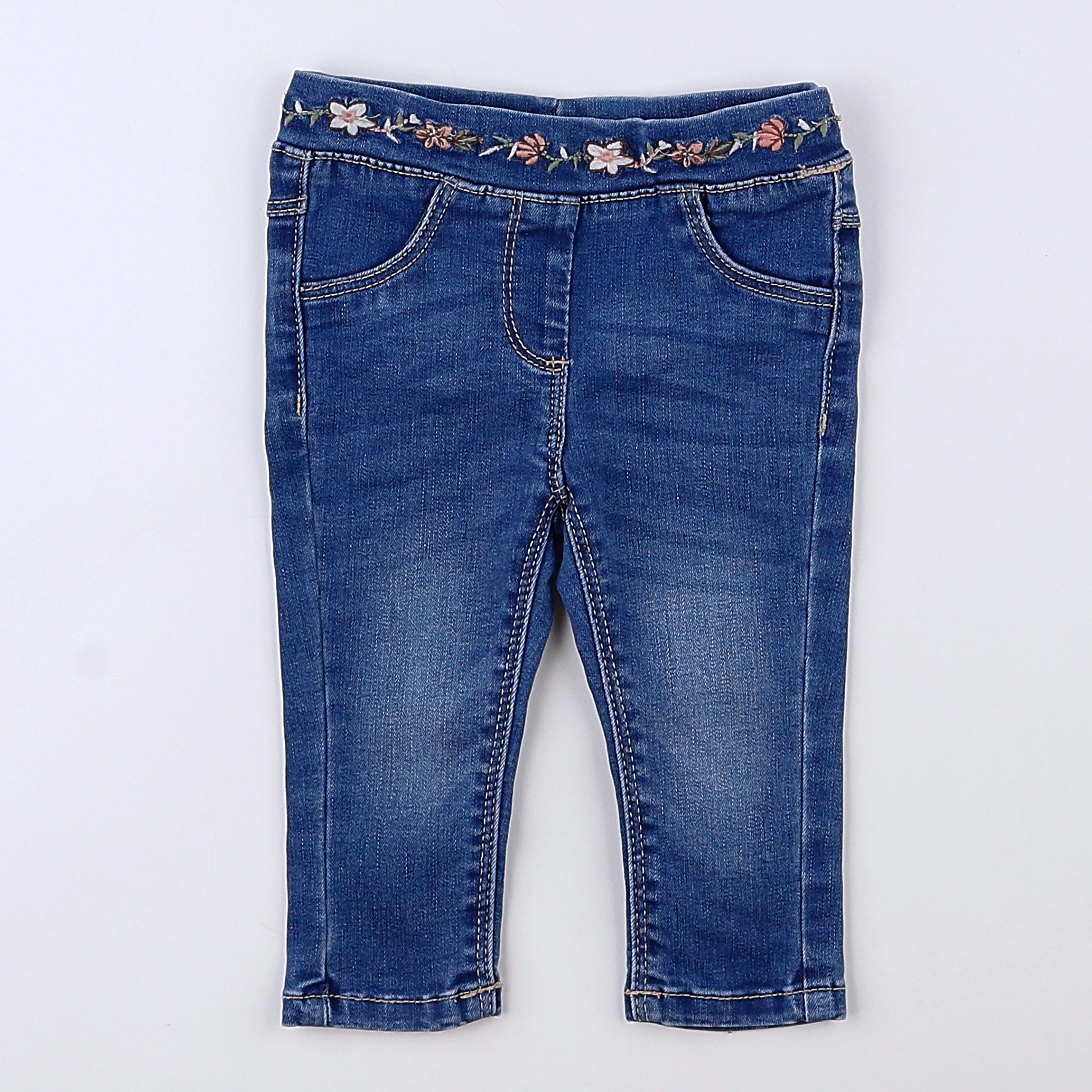 Tape à l'oeil - jegging bleu, rose - 12 mois