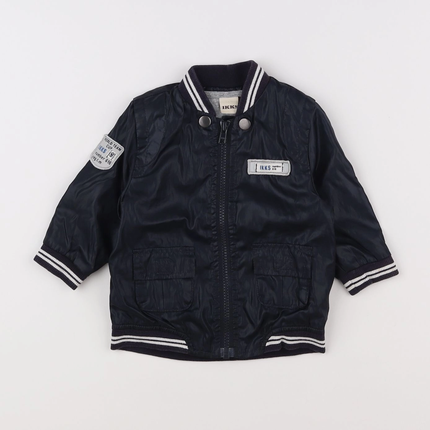 IKKS - veste noir - 12 mois