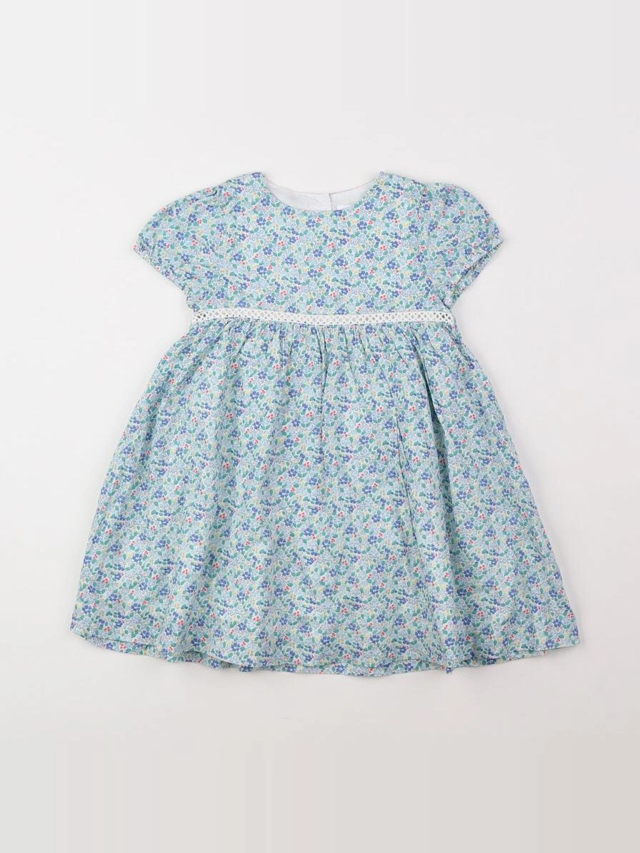 John Lewis - robe bleu - 9/12 mois