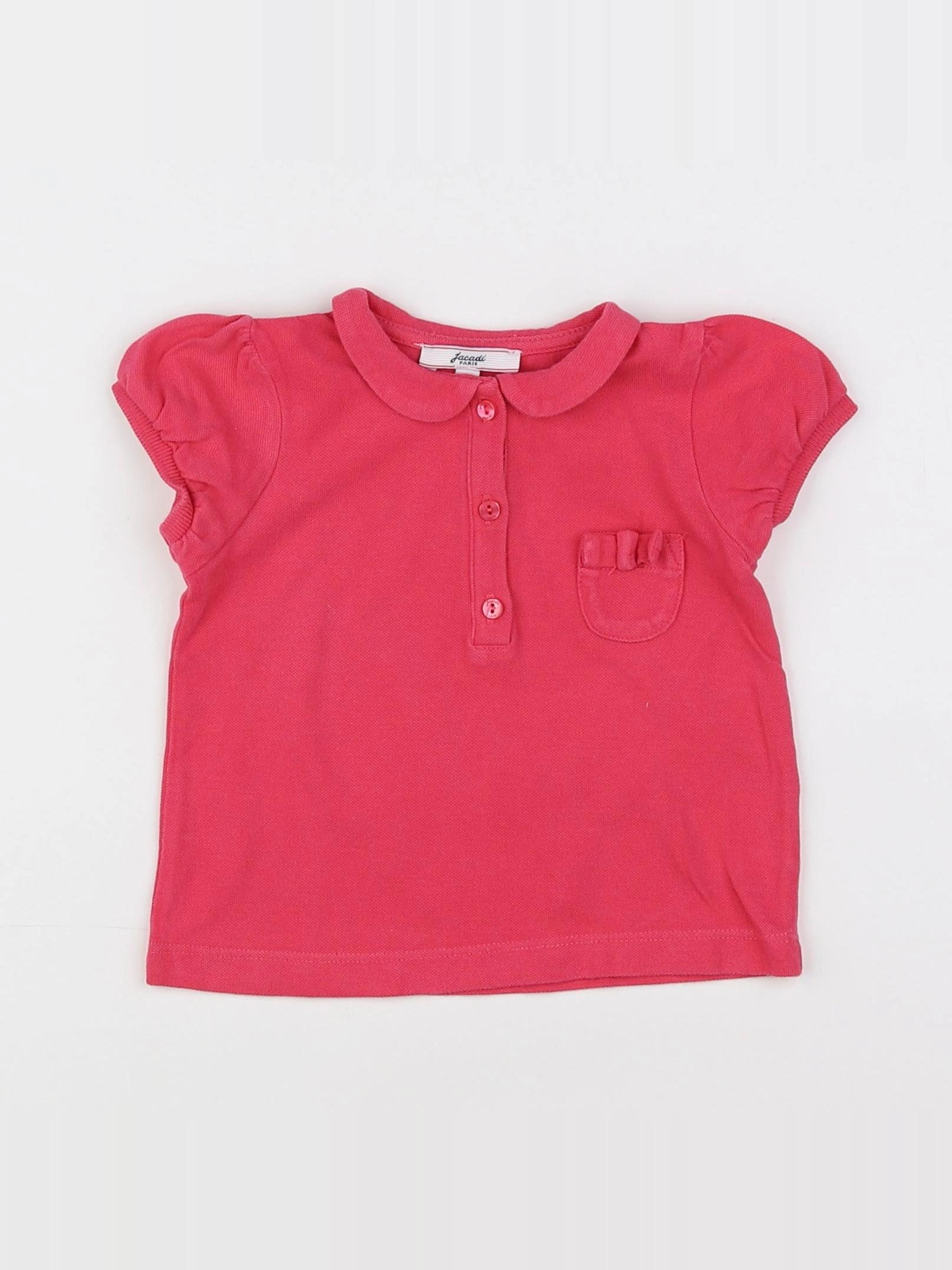 Jacadi - polo rose - 12 mois