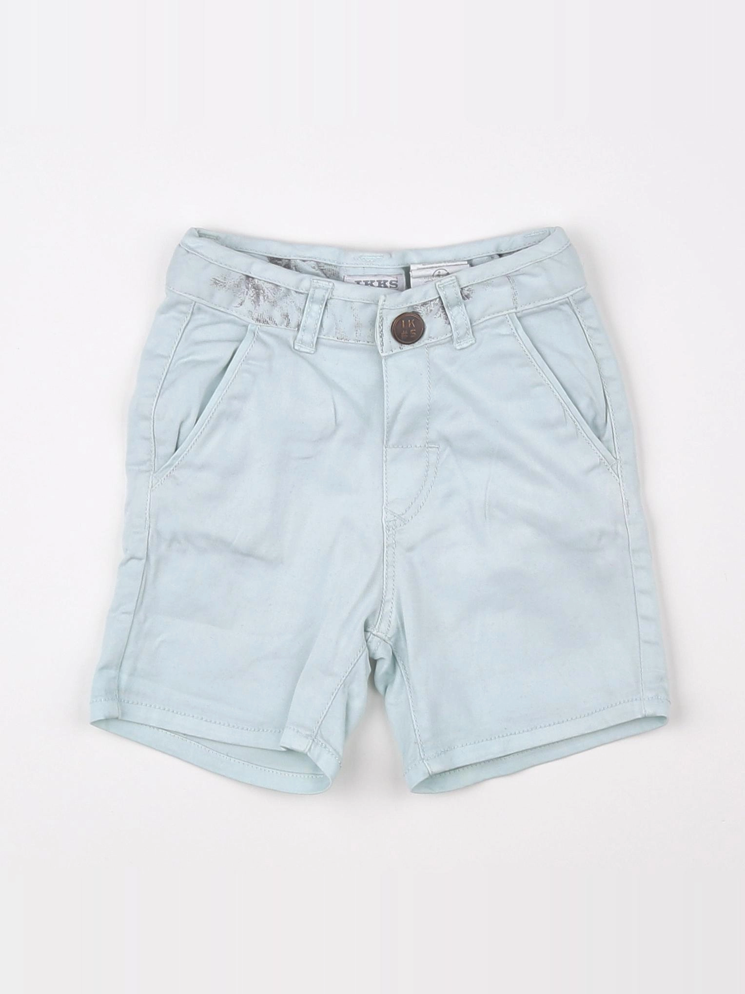 IKKS - short bleu - 12 mois