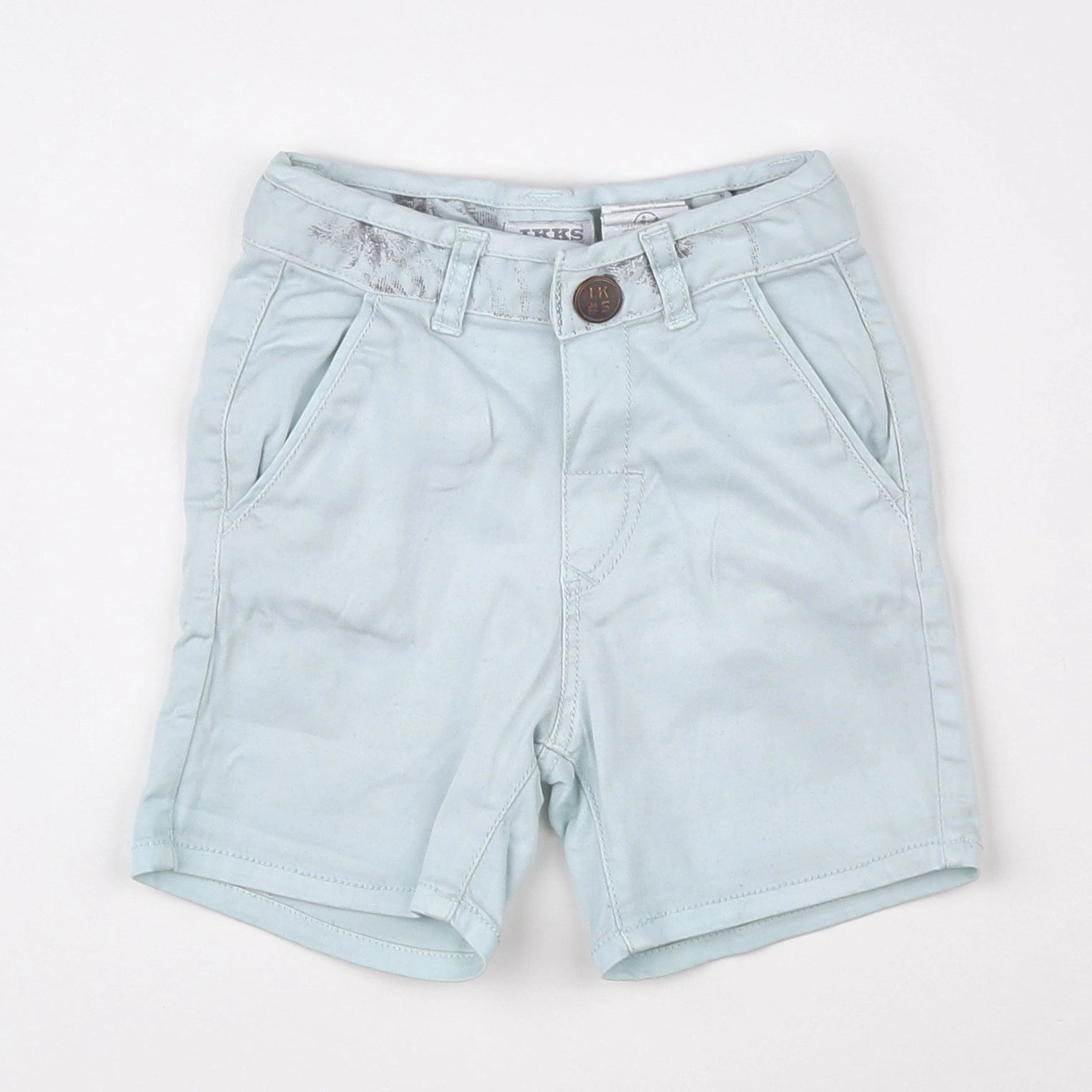 IKKS - short bleu - 12 mois