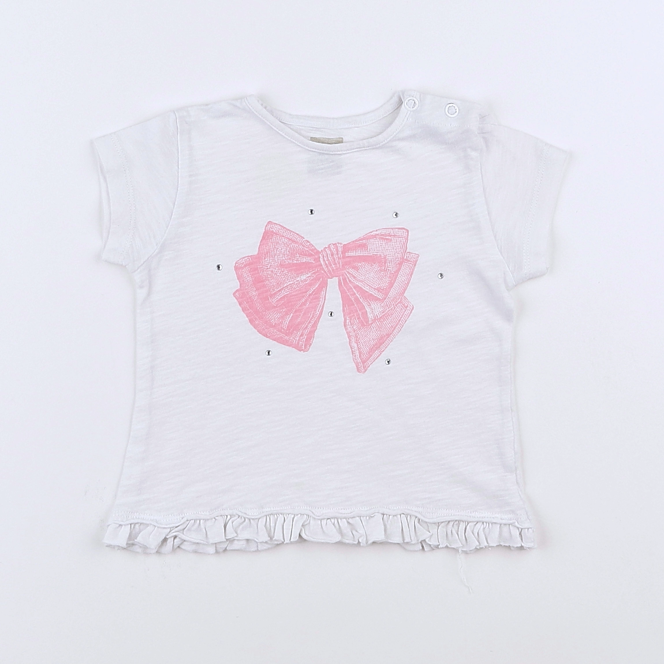 Zippy - tee-shirt blanc - 9/12 mois