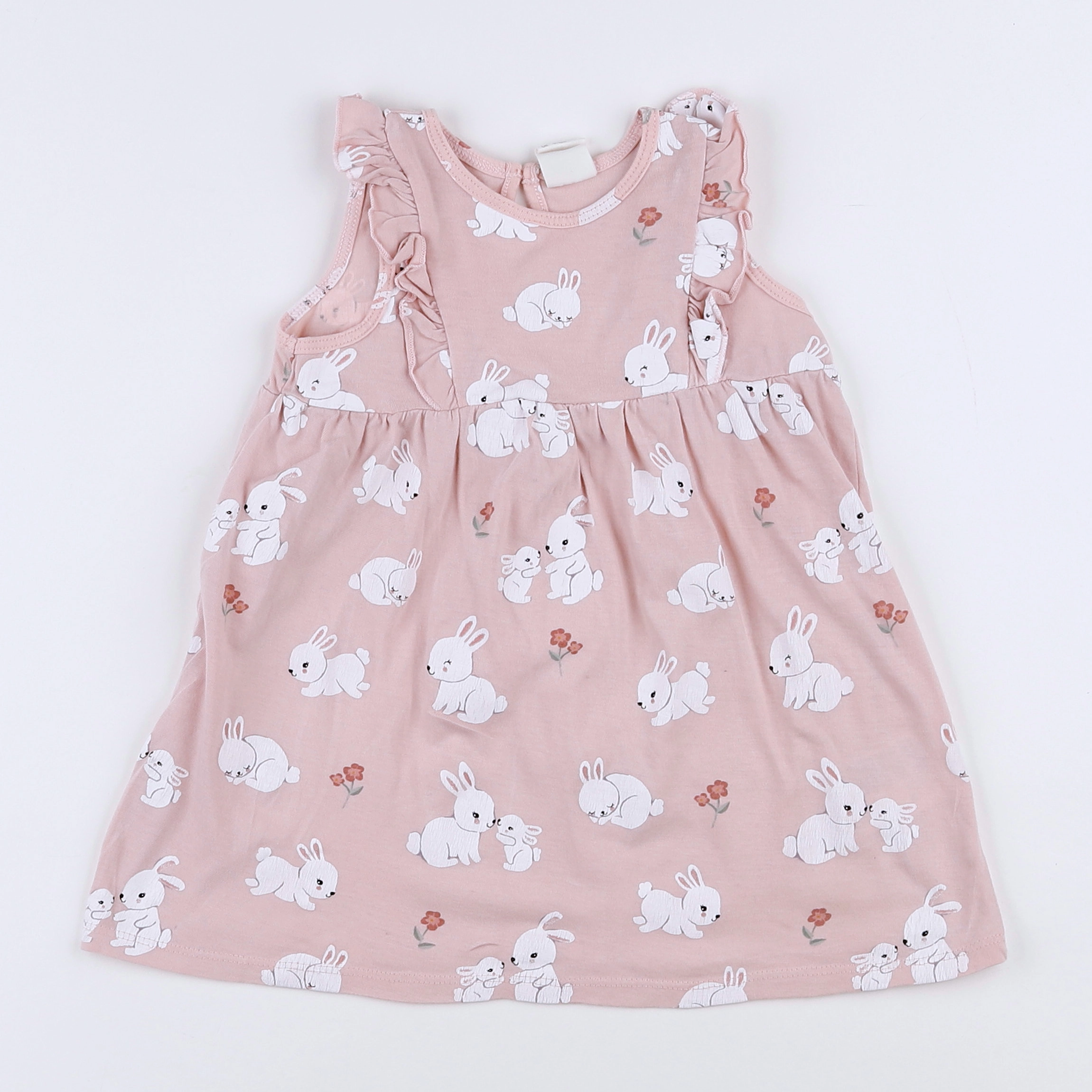 H&M - robe rose - 9/12 mois