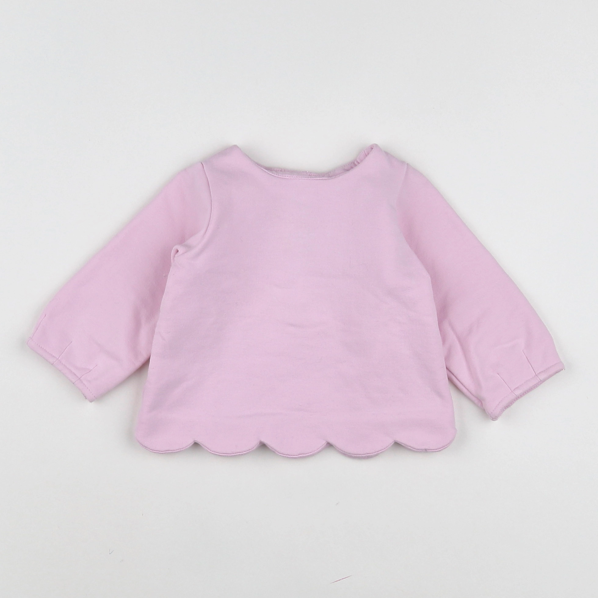 Jacadi - sweat rose - 6 mois