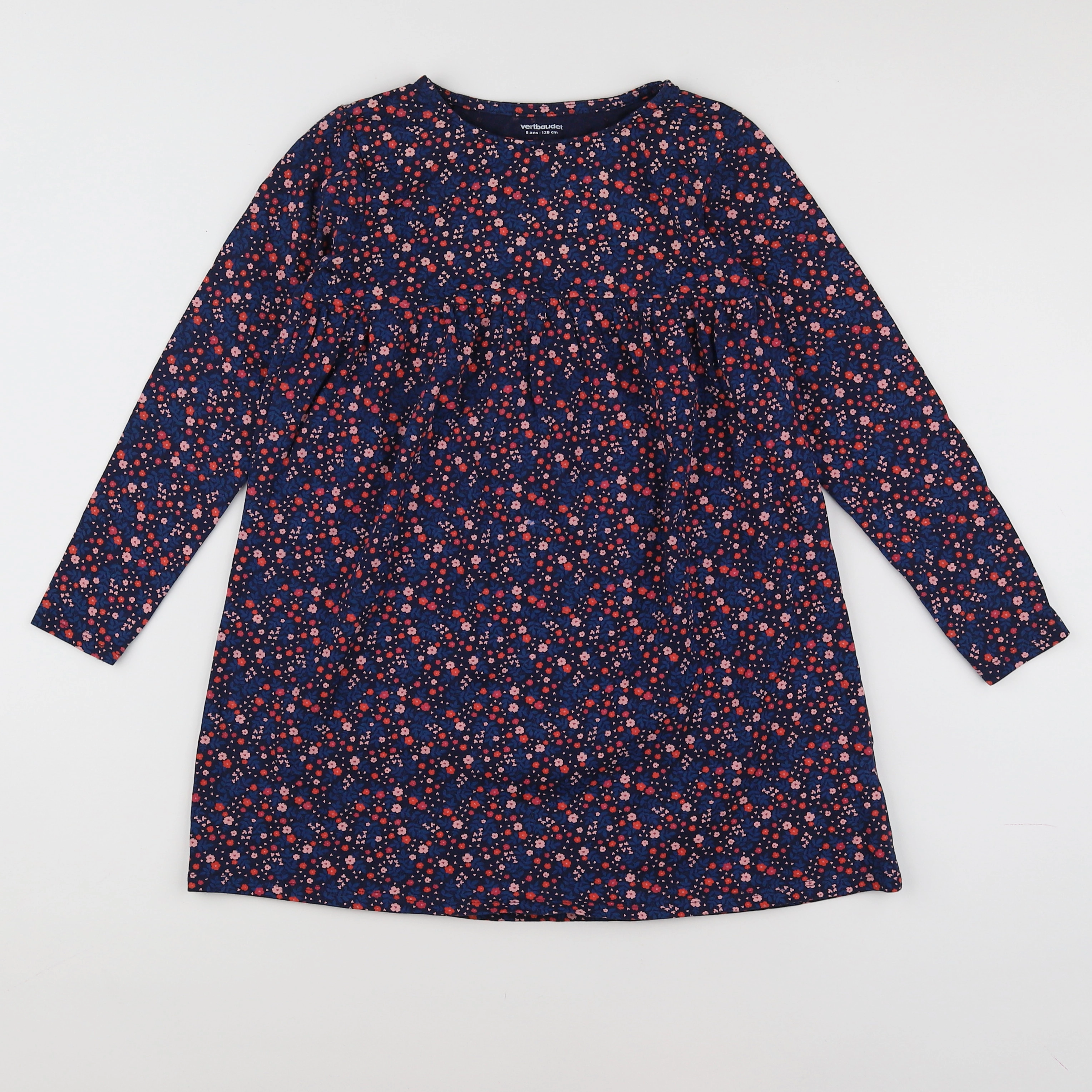Vertbaudet - robe multicolore - 8 ans