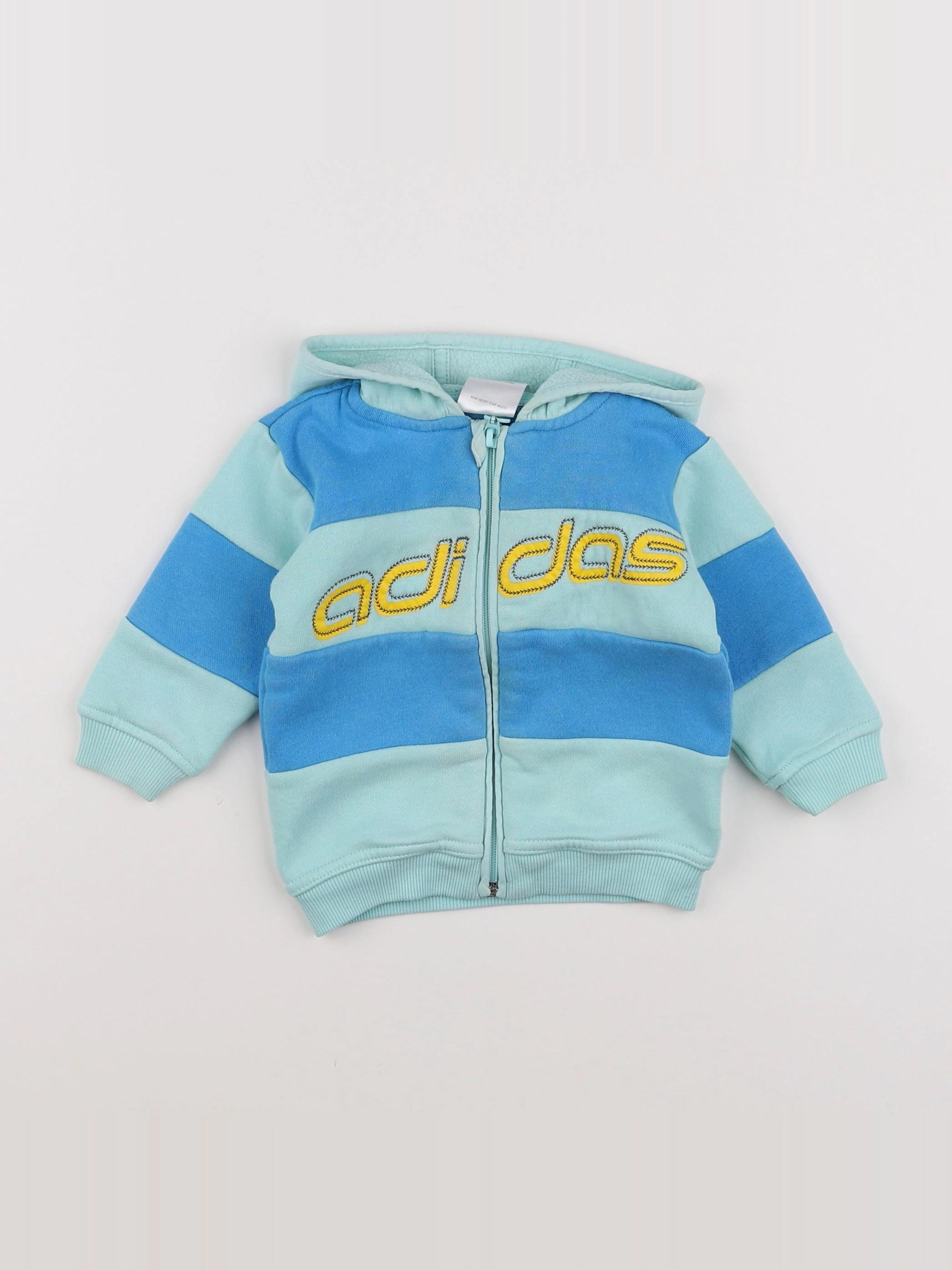 Adidas - sweat bleu - 6 mois