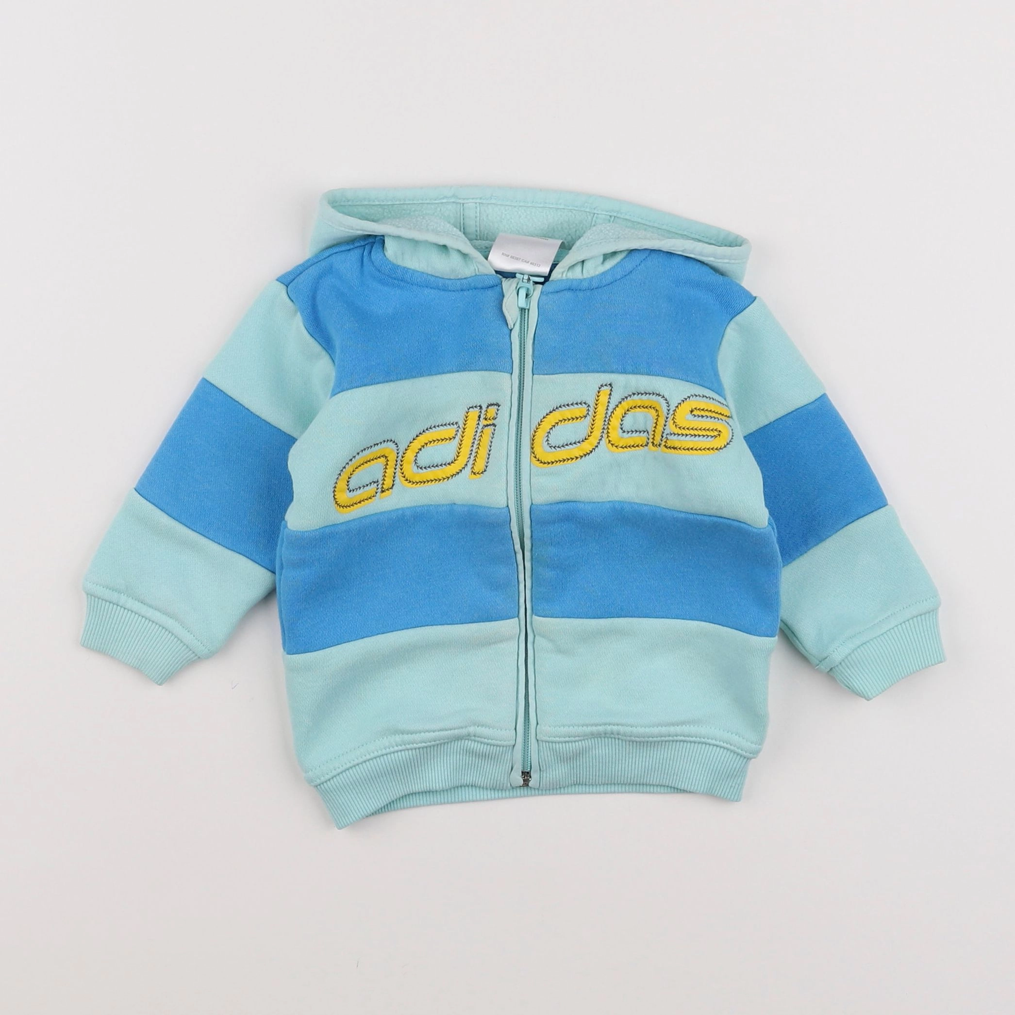 Adidas - sweat bleu - 6 mois