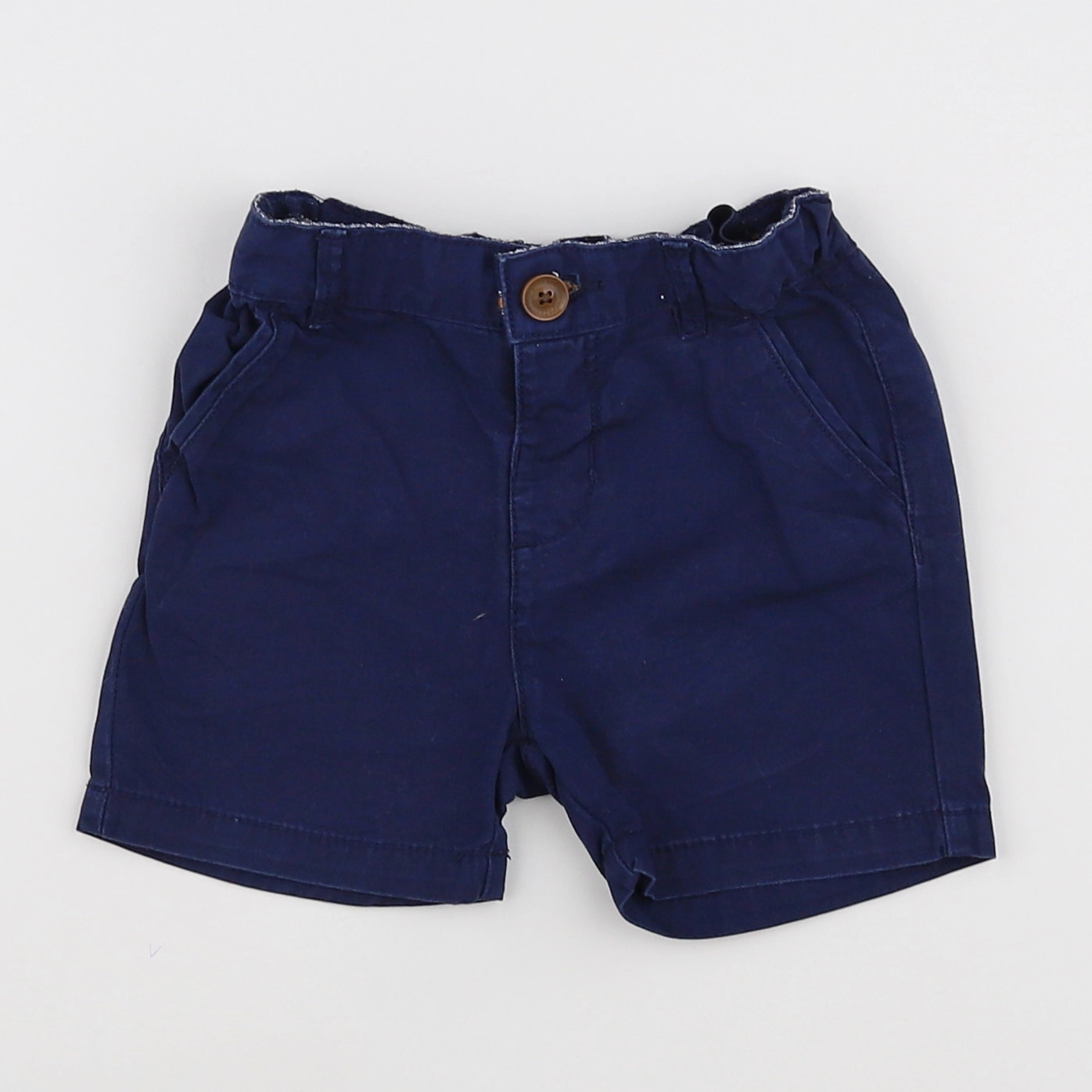 Zara - short bleu - 3/6 mois