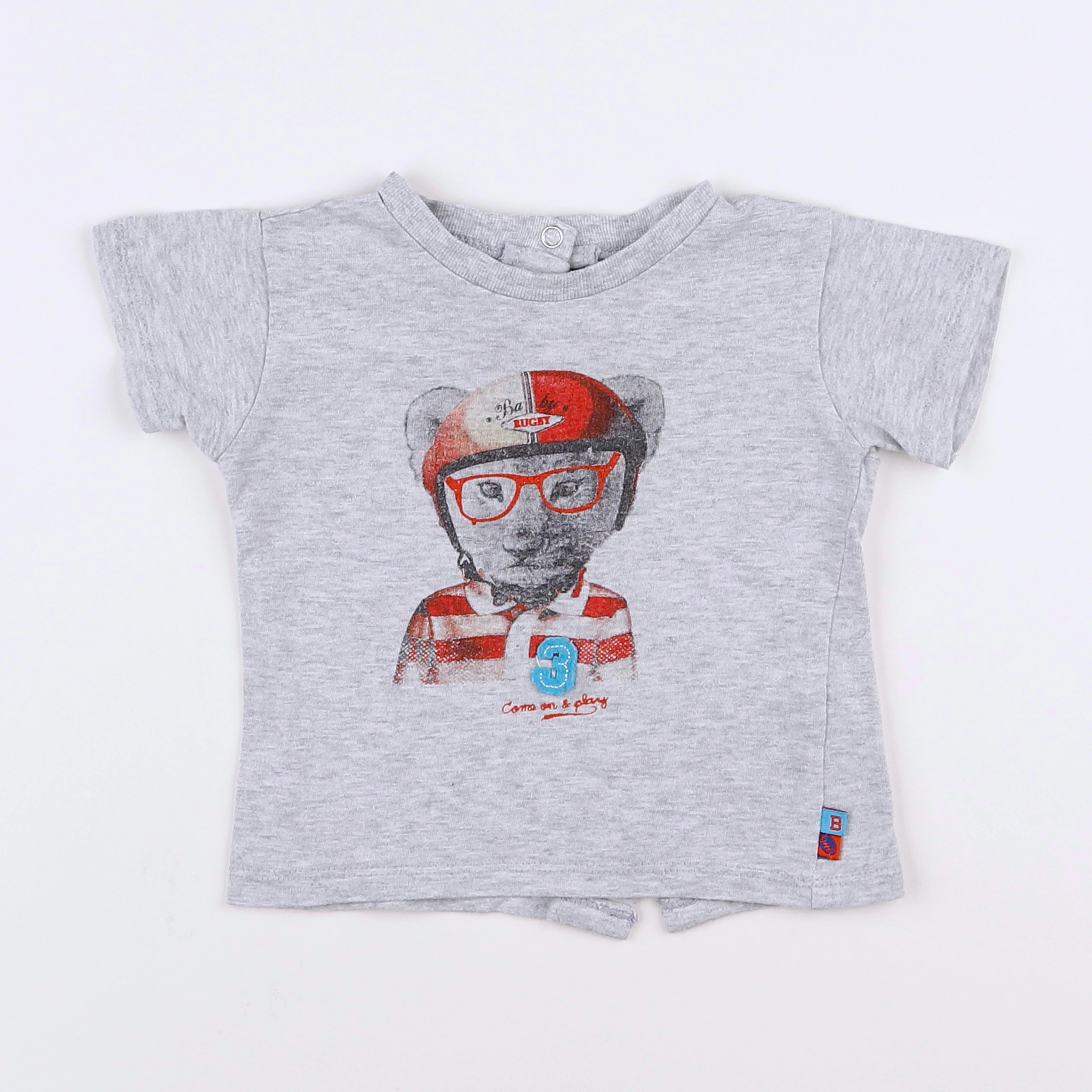 Absorba - tee-shirt gris - 12 mois