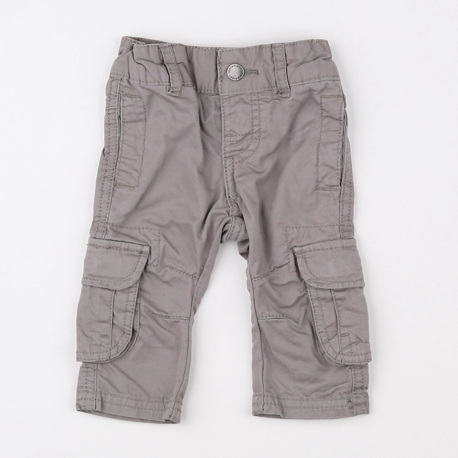 Vertbaudet - pantalon gris - 3 mois