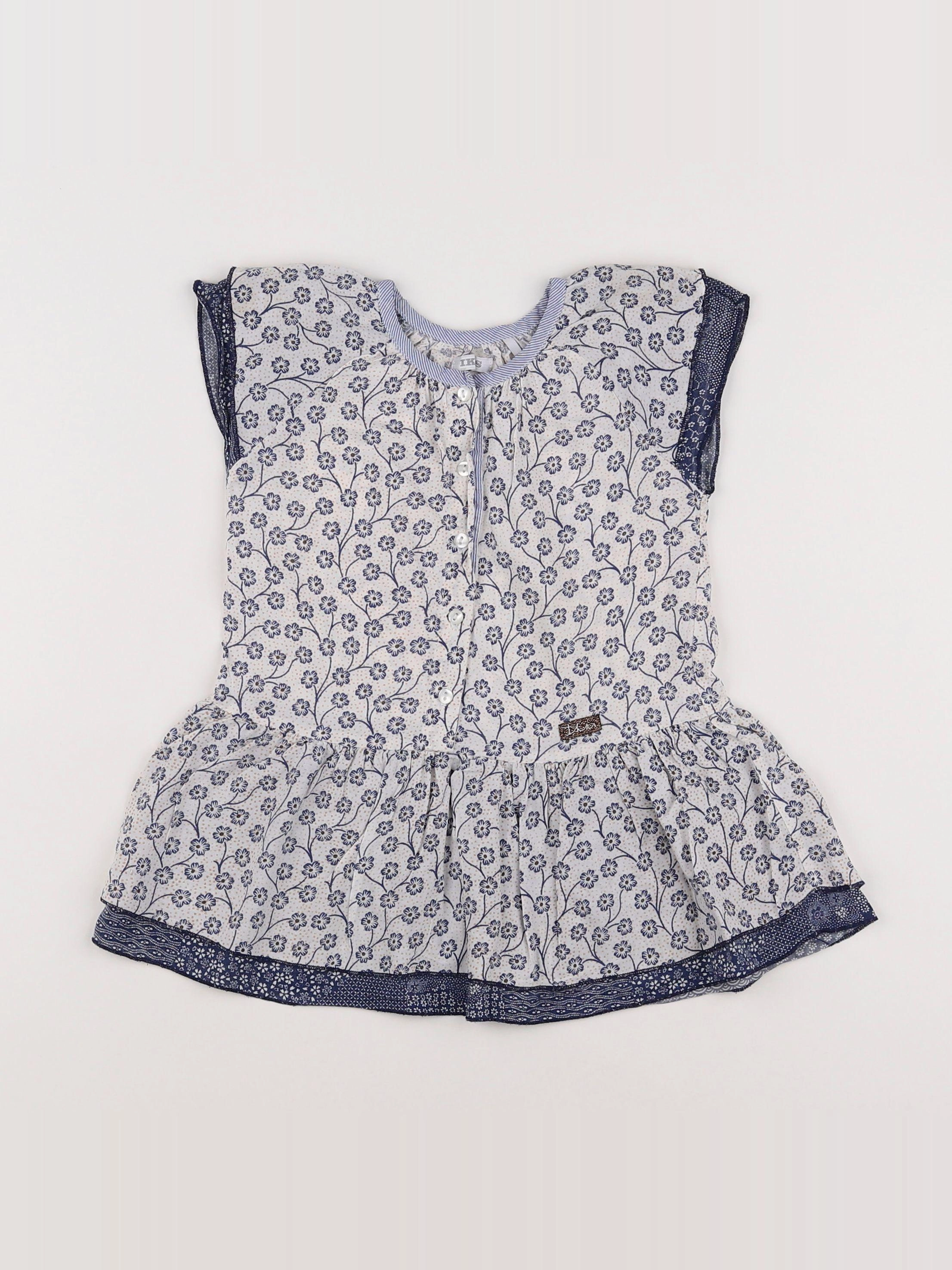 IKKS - robe bleu - 18 mois