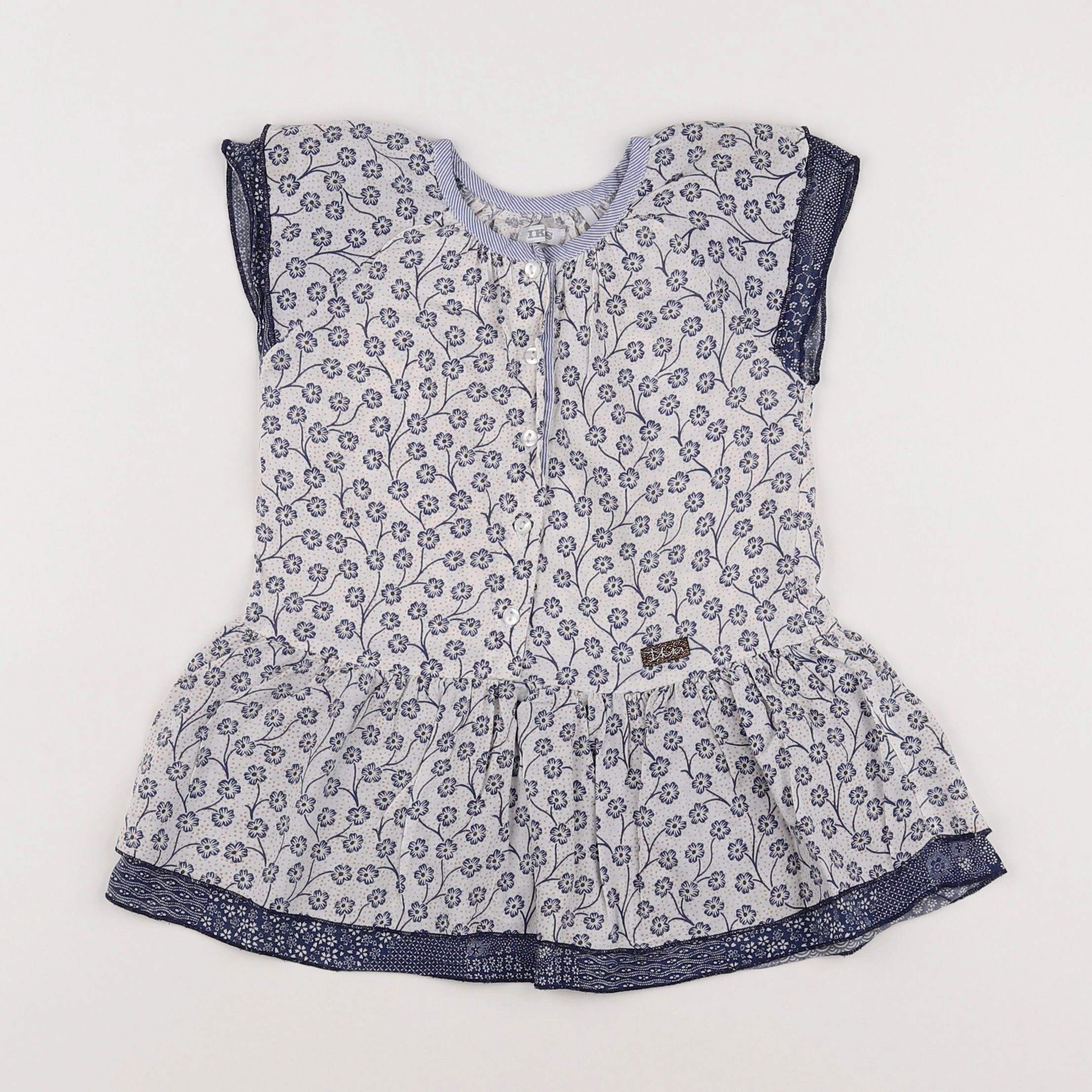 IKKS - robe bleu - 18 mois