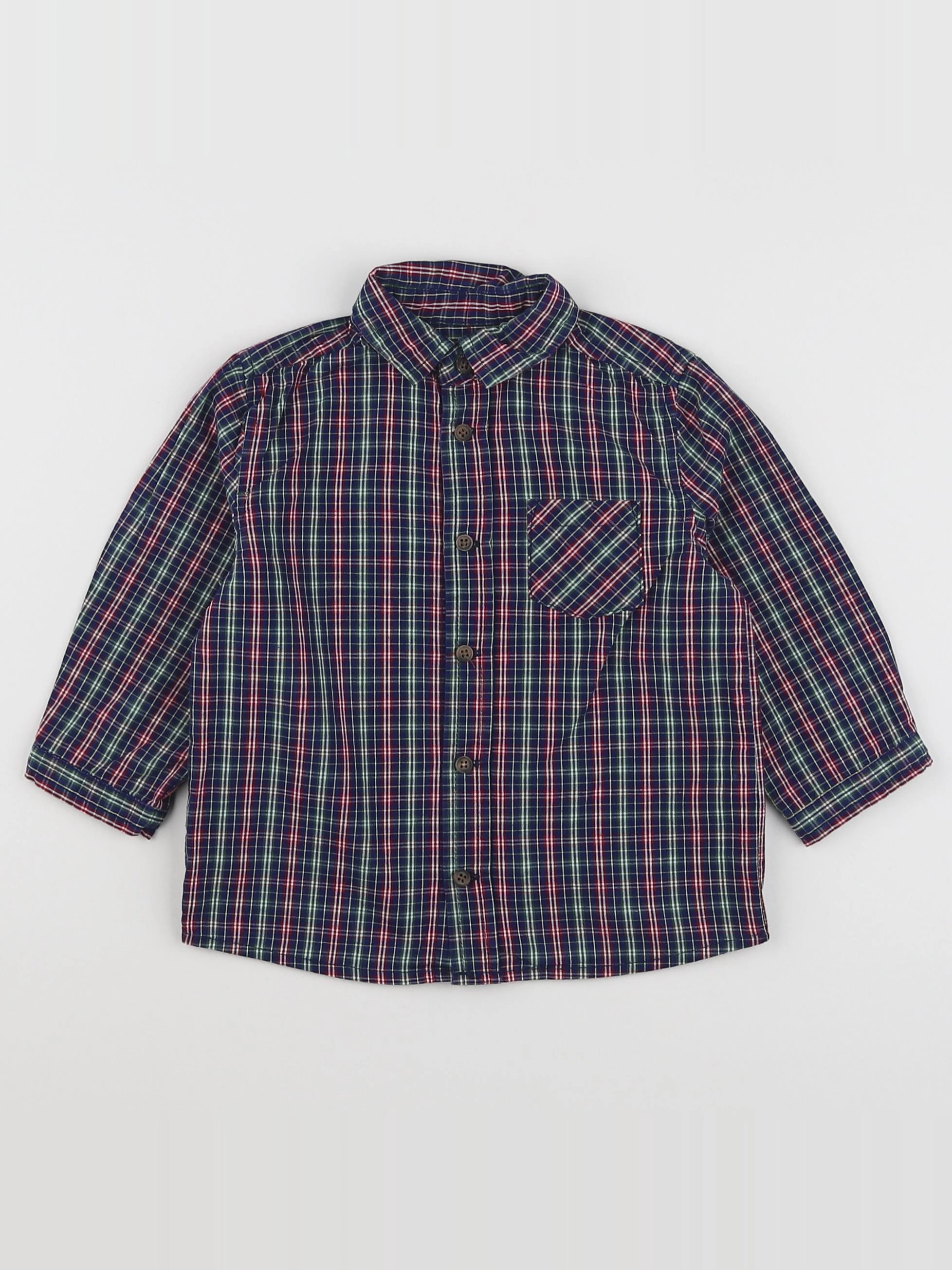 Boutchou - chemise multicolore - 18 mois