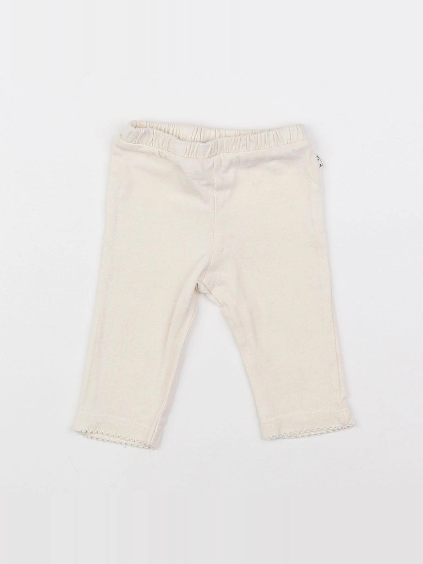 Tape à l'oeil - legging blanc - 3 mois