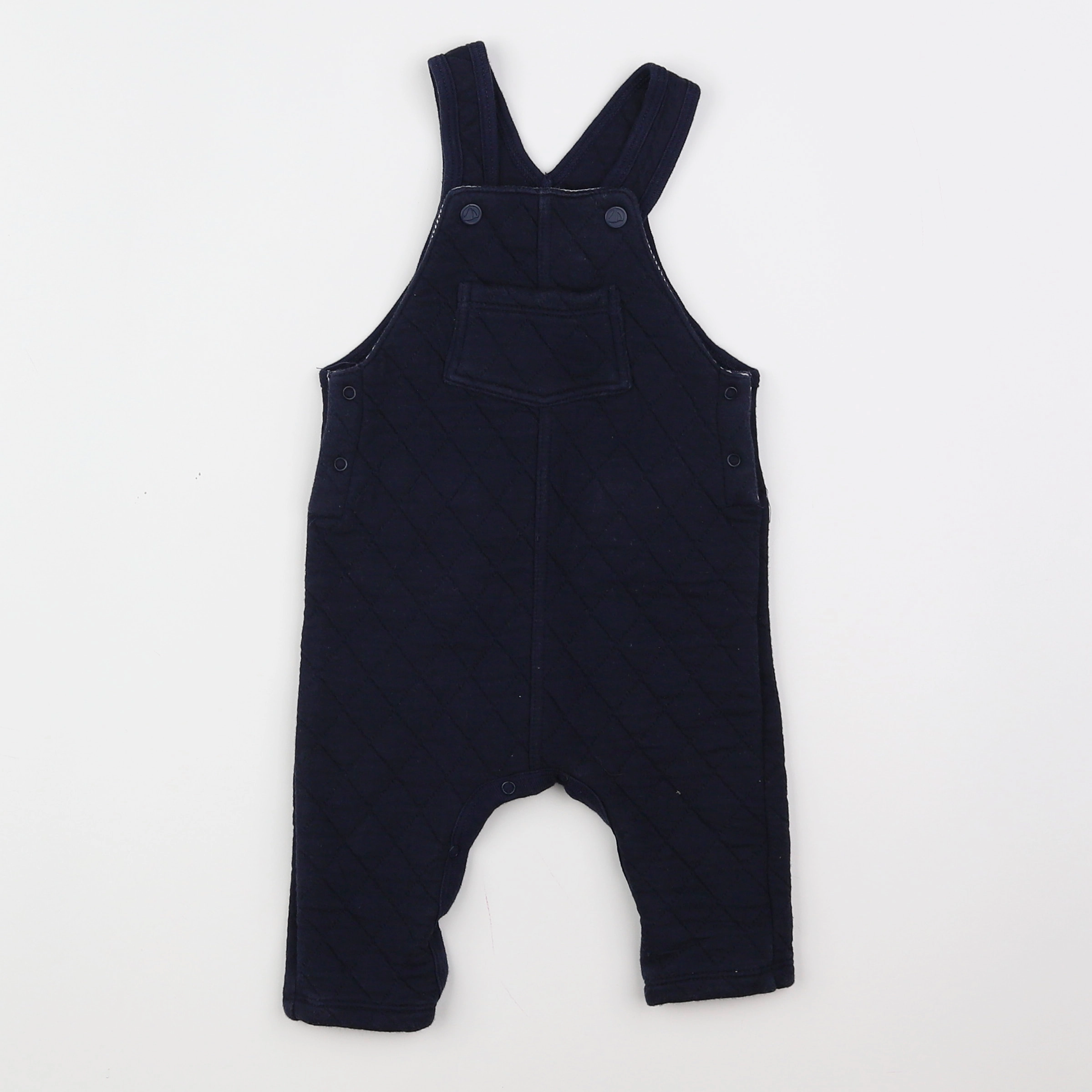 Petit Bateau - salopette bleu - 6 mois