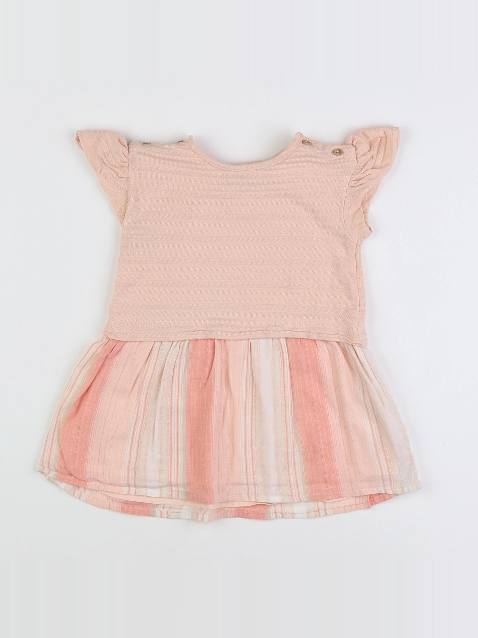 Tape à l'oeil - robe rose - 18 mois