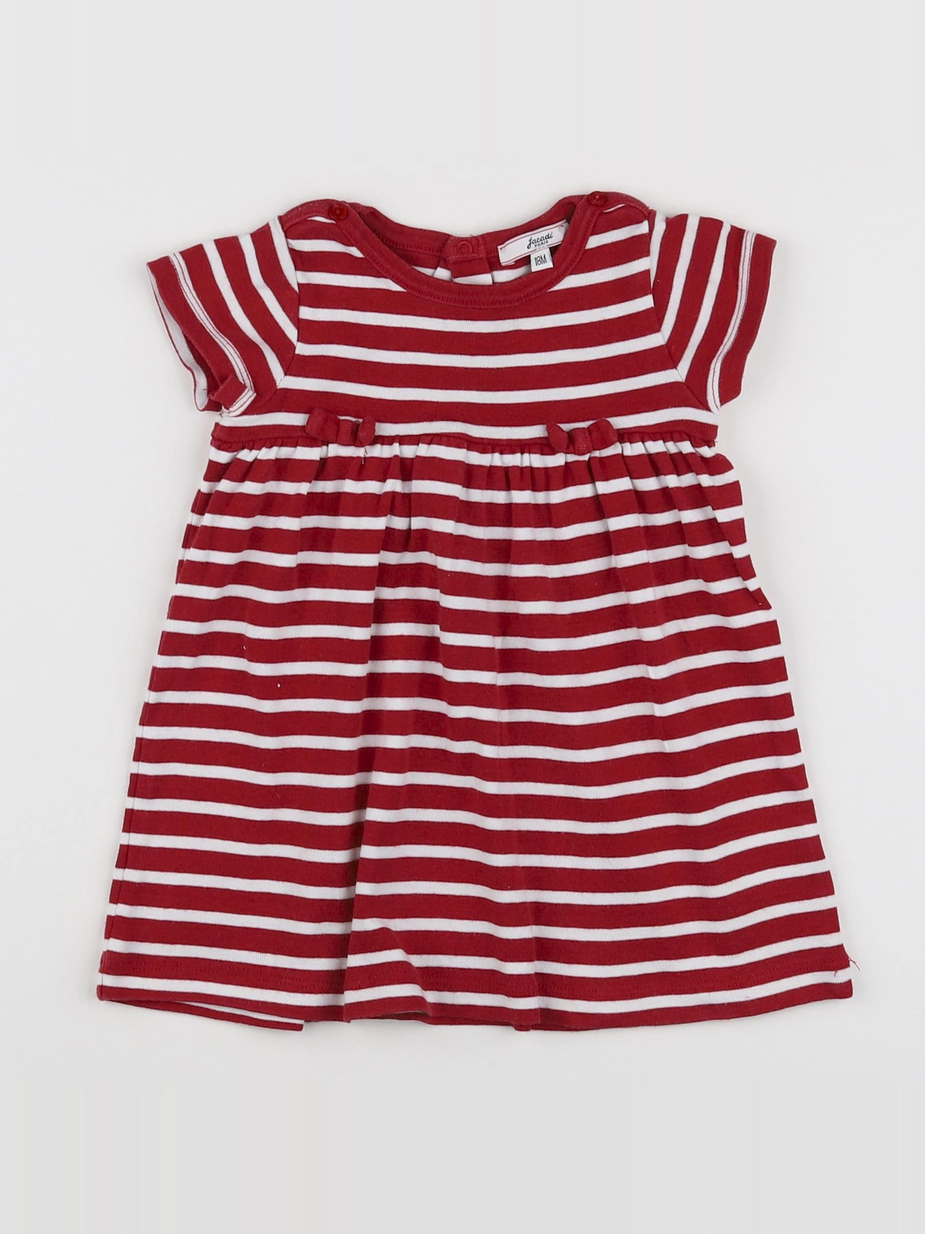 Jacadi - robe rouge - 18 mois