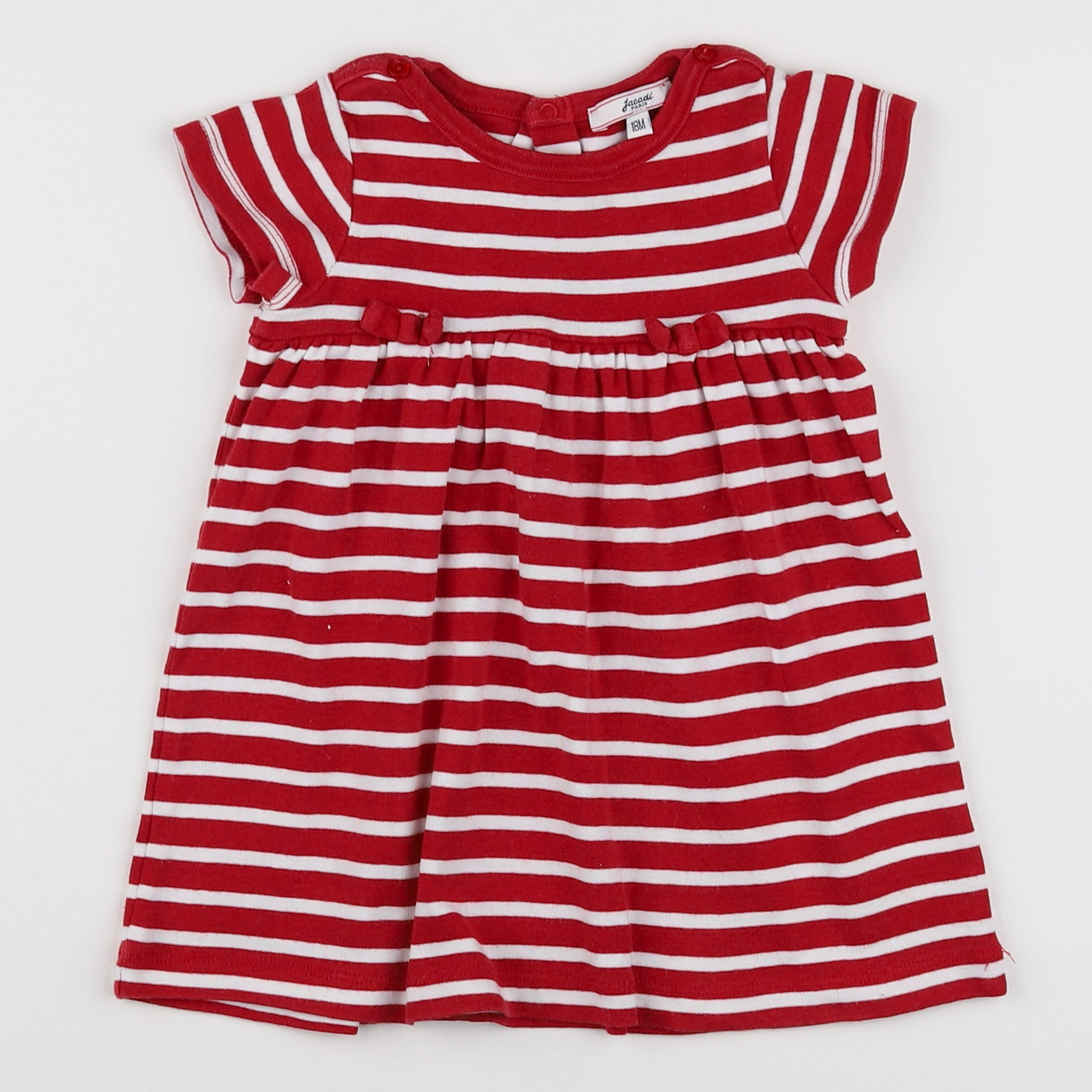 Jacadi - robe rouge - 18 mois