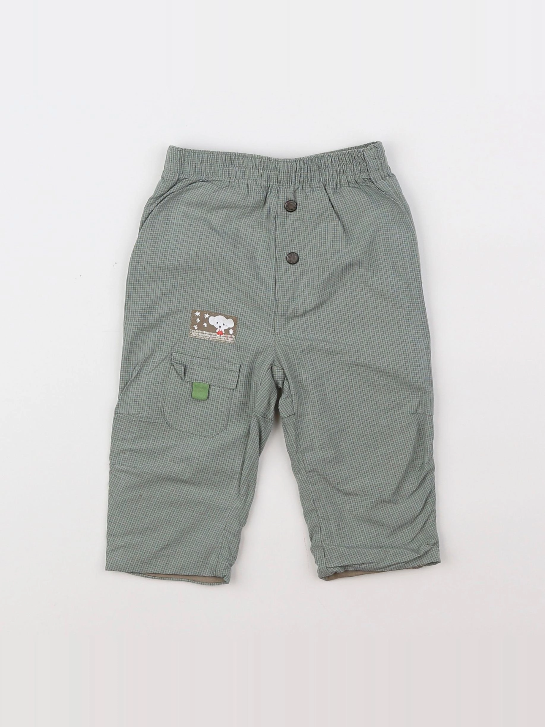 Catimini - pantalon vert - 6 mois