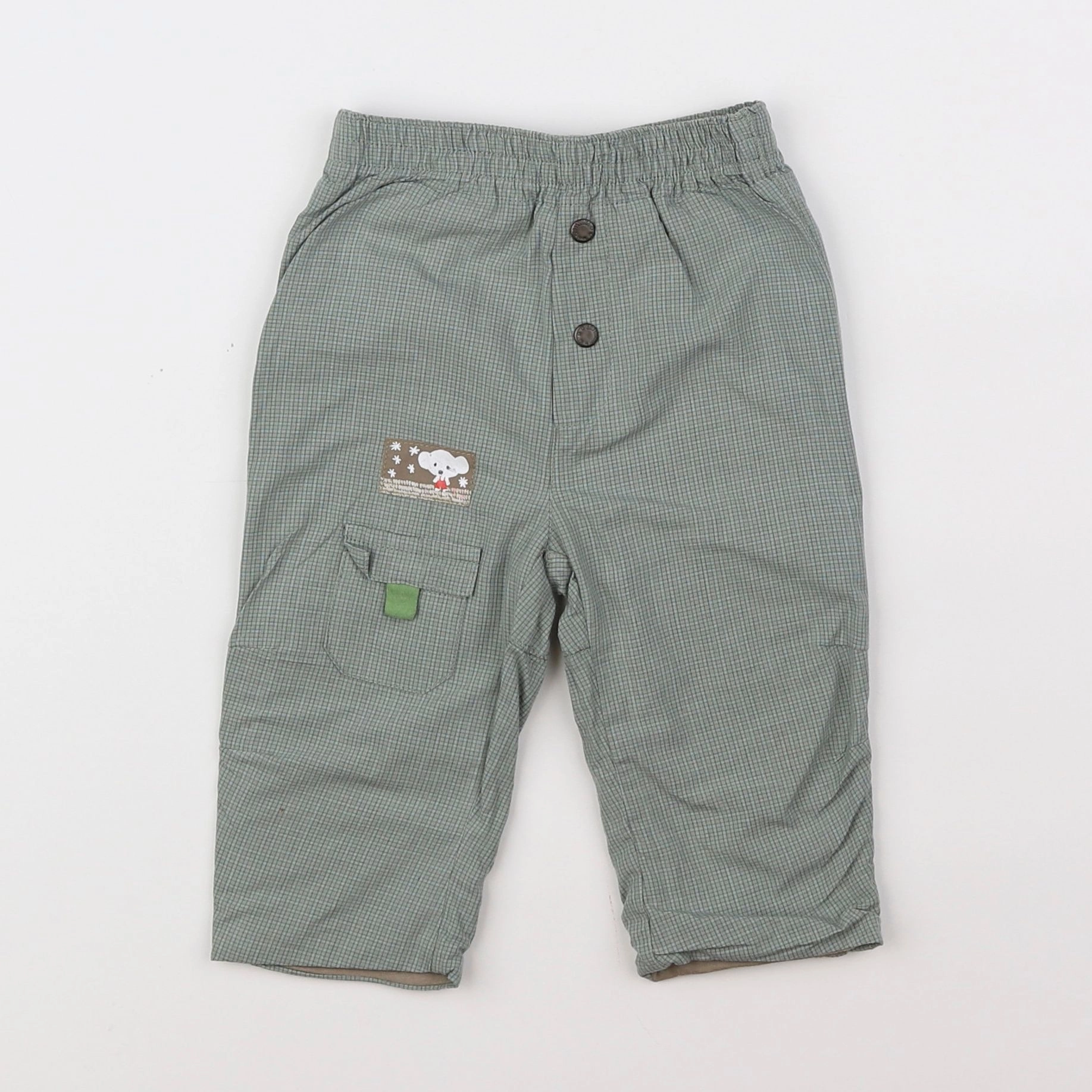 Catimini - pantalon vert - 6 mois