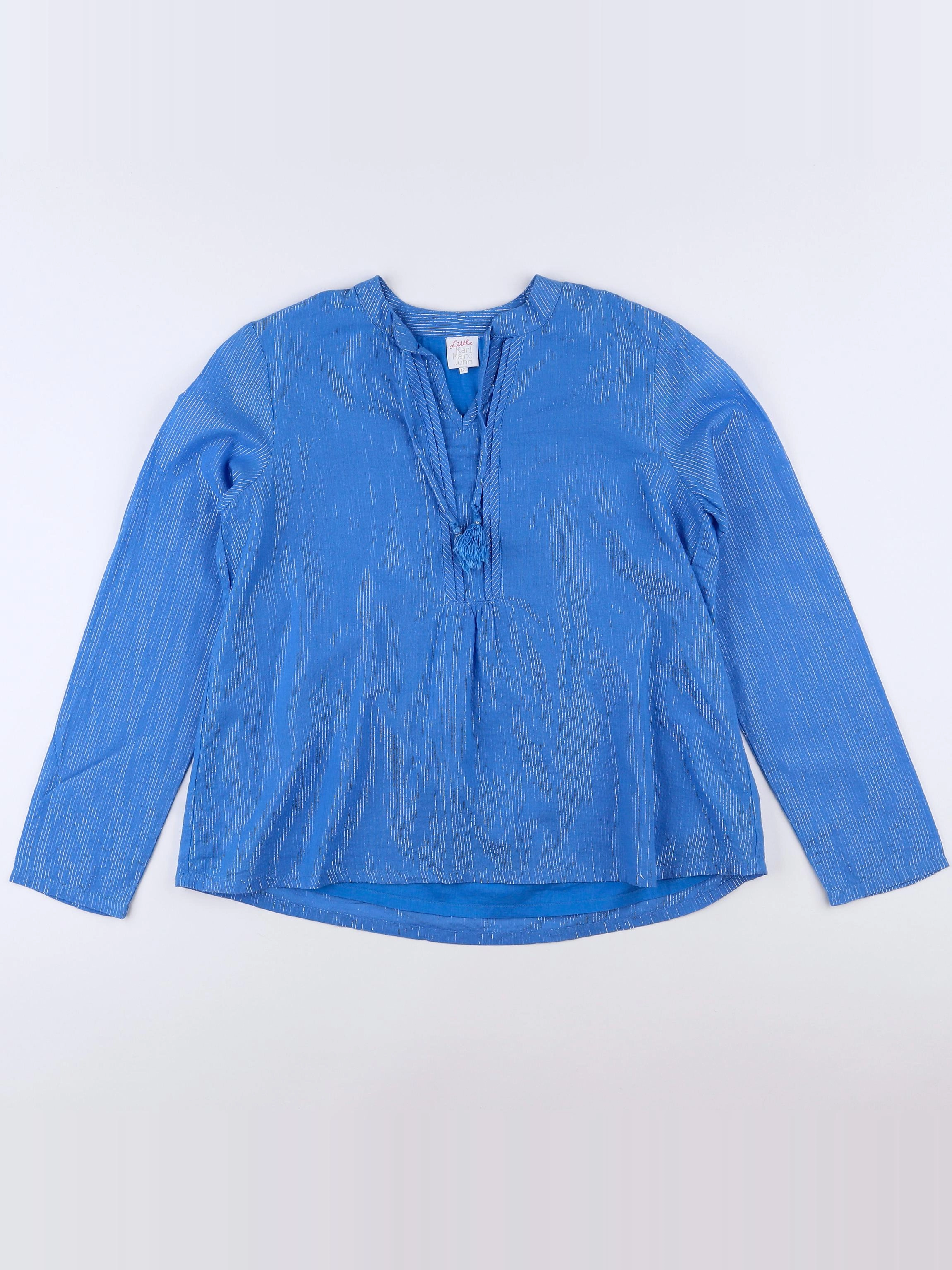Little Karl Marc John - blouse bleu, argent - 12 ans