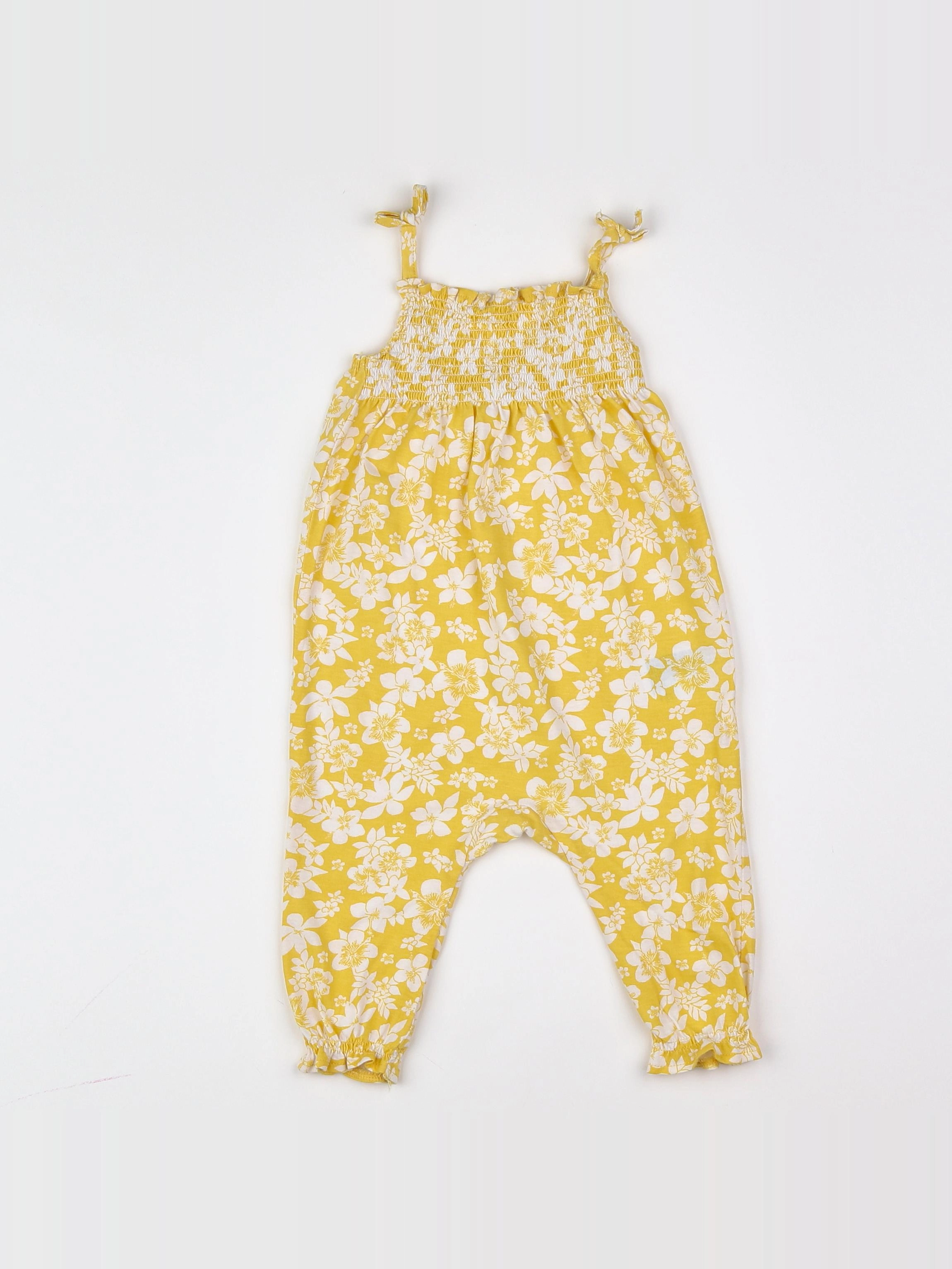 H&M - salopette jaune - 3/6 mois