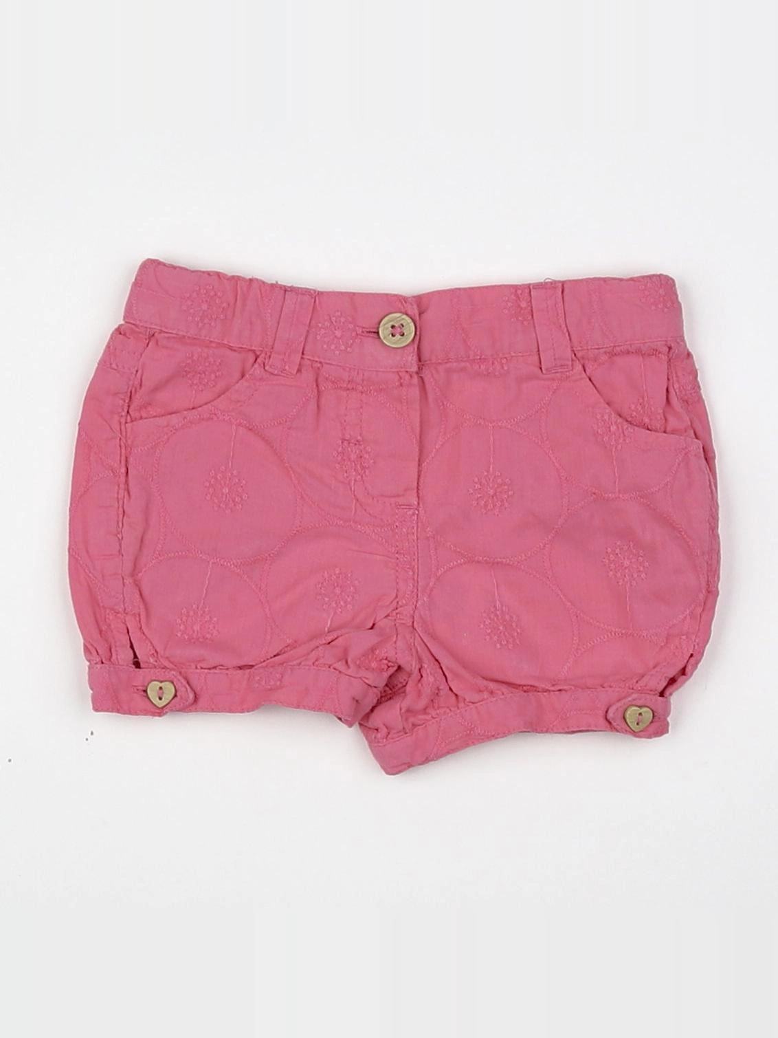 Tape à l'oeil - short rose - 6 mois