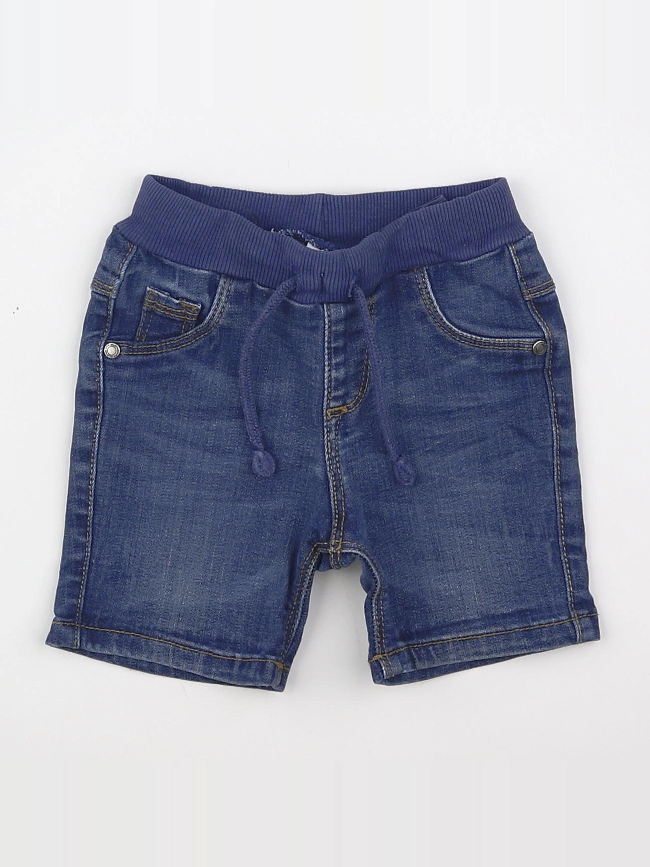 Tape à l'oeil - short bleu - 12 mois