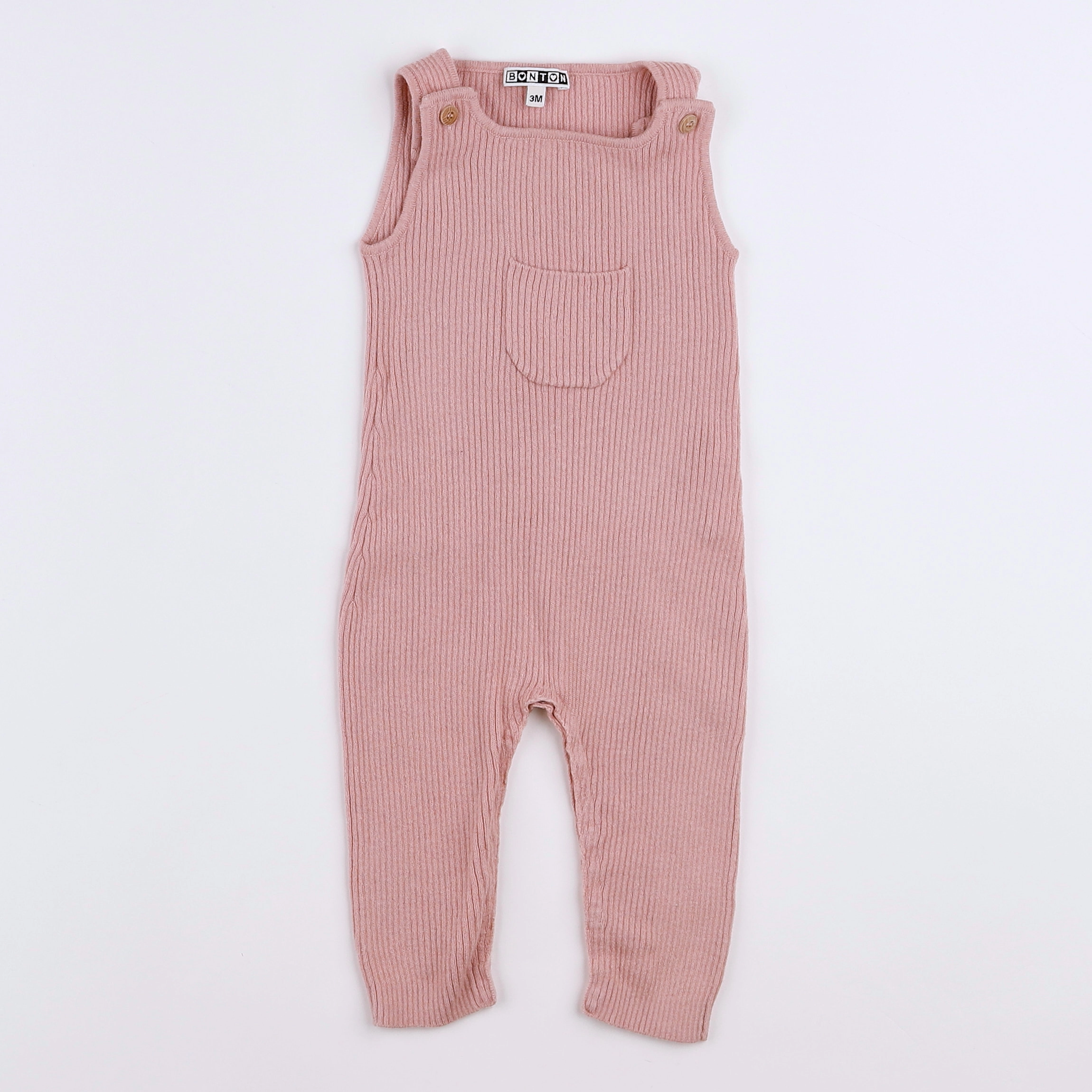 Bonton - combinaison rose - 3 mois