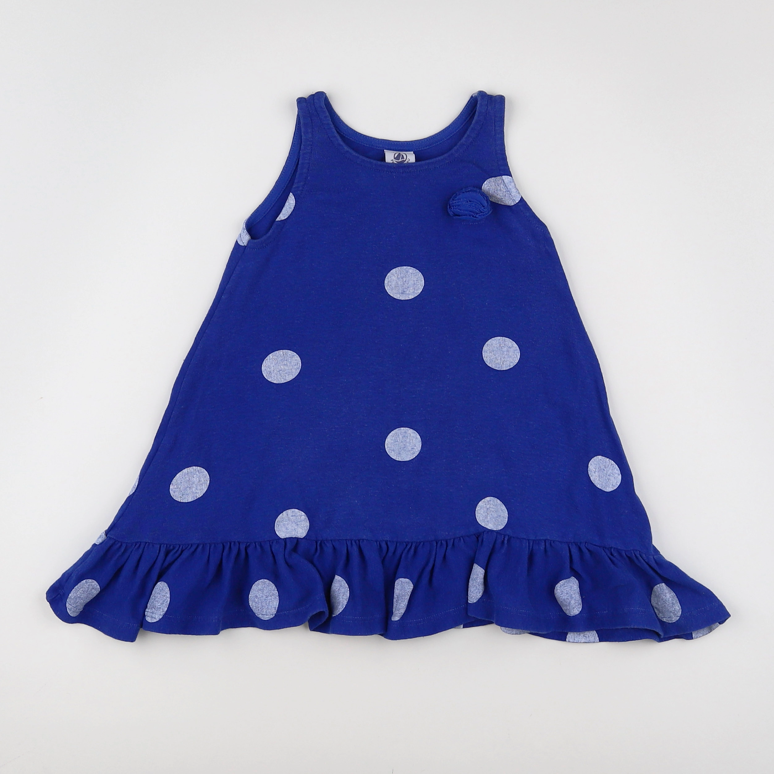 Petit Bateau - robe bleu - 18 mois