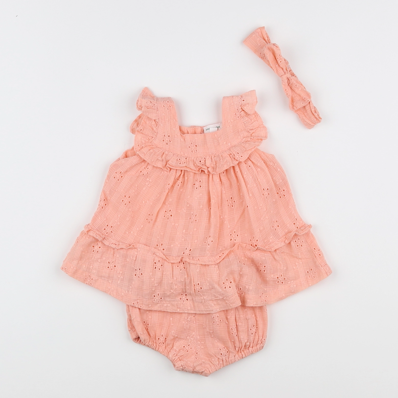 Vertbaudet - robe rose - 3 mois
