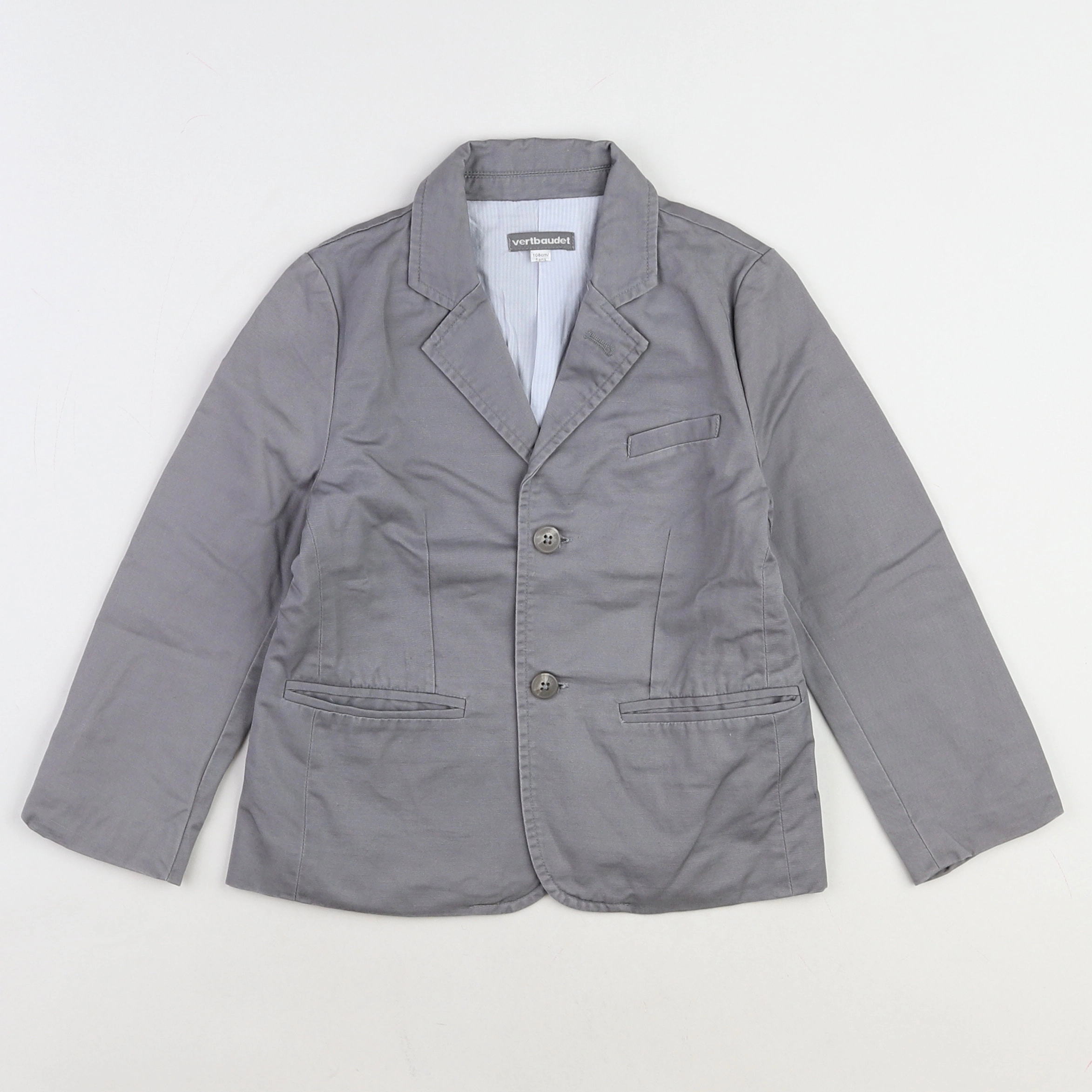 Vertbaudet - veste gris - 5 ans